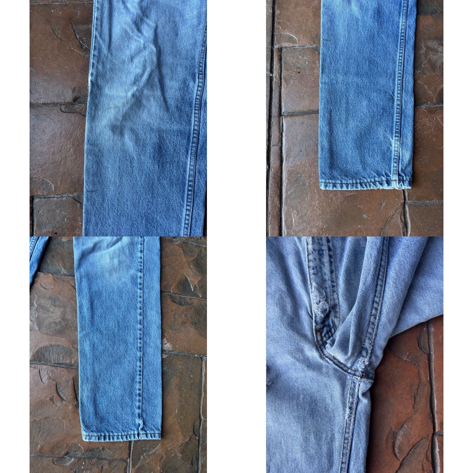 Levi's VINTAGE Levi's 505 Jeans Men Regular 33x32 Light Blue 90s Grunge USA Made Denim 5-Pocket Design Size US 33 - 8 Thumbnail