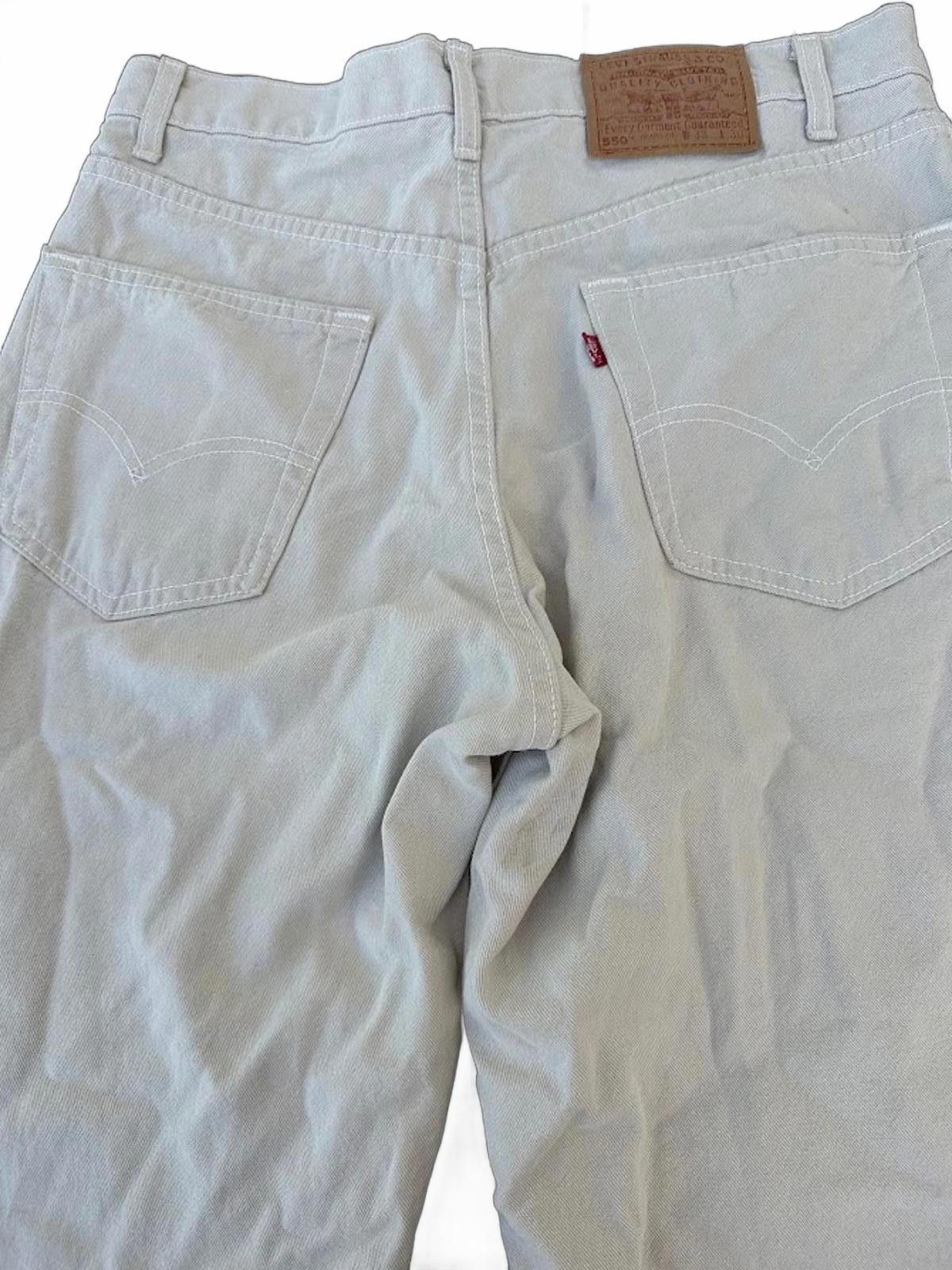 Levi's Levi’s 550 Sand Denim Relaxed Fit Jeans USA 33x30 Size US 33 - 1 Thumbnail
