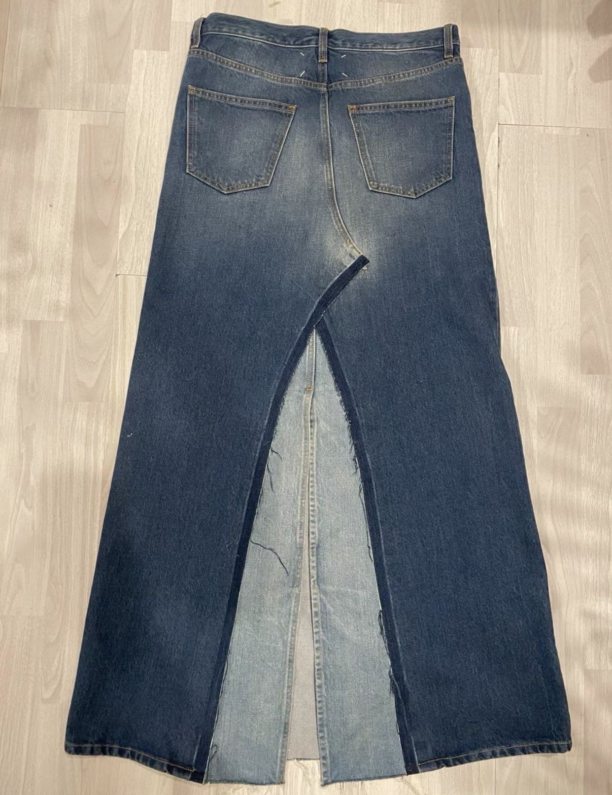 Maison Margiela Maison Margiela #4 Maxi Denim Skirt Size L / US 10 / IT 46 - 2 Thumbnail