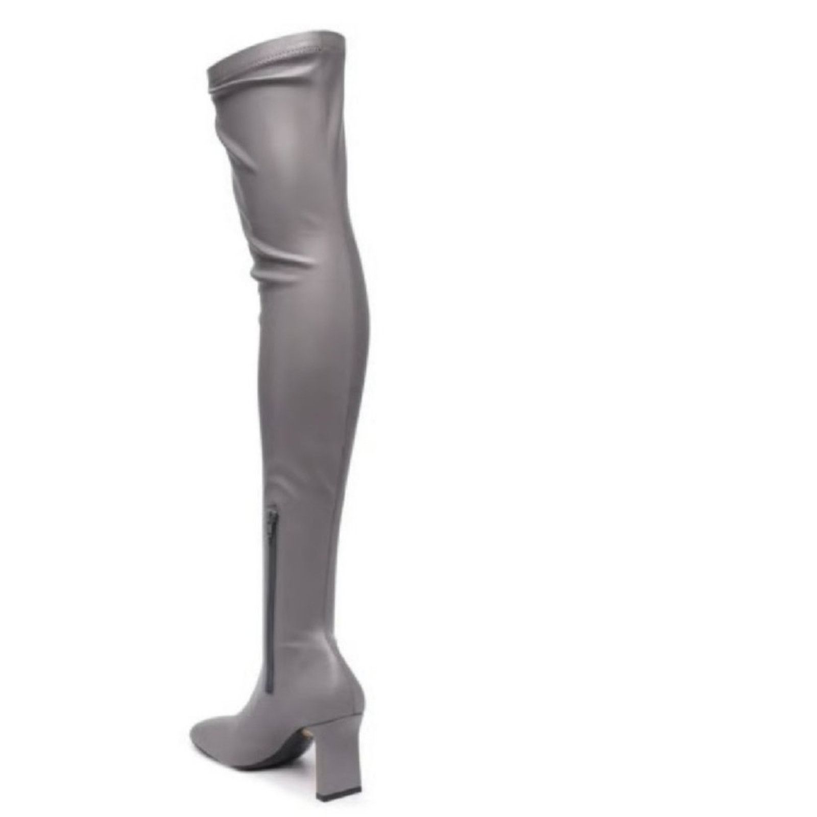 Stella McCartney STELLA MCCARTNEY Ivy vegan leather over-the-knee boots.37 Size US 6.5 / IT 36.5 - 3 Thumbnail