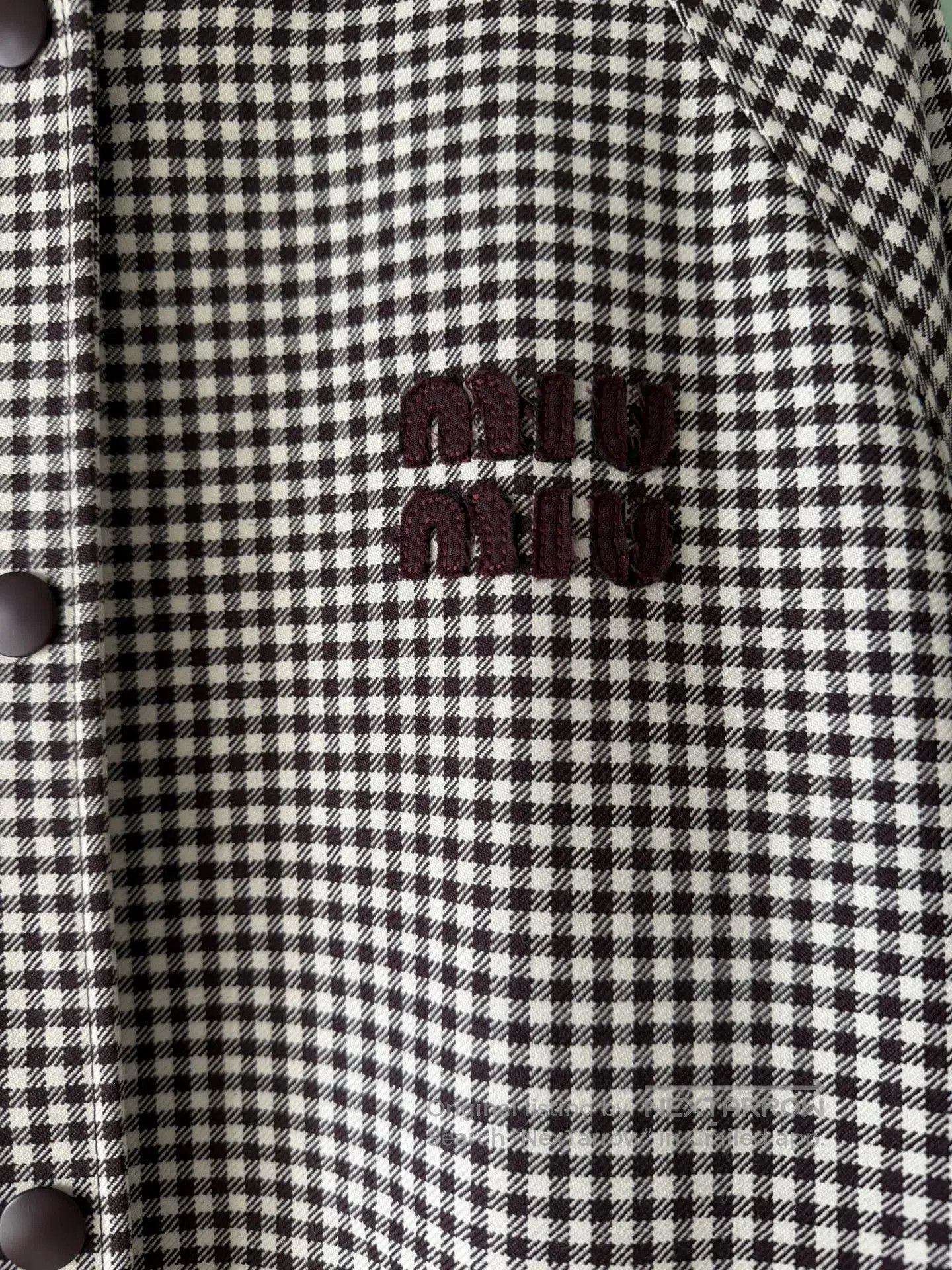 Miu Miu Miu Miu Houndstooth Jacket. Size S / US 4 / IT 40 - 6 Thumbnail