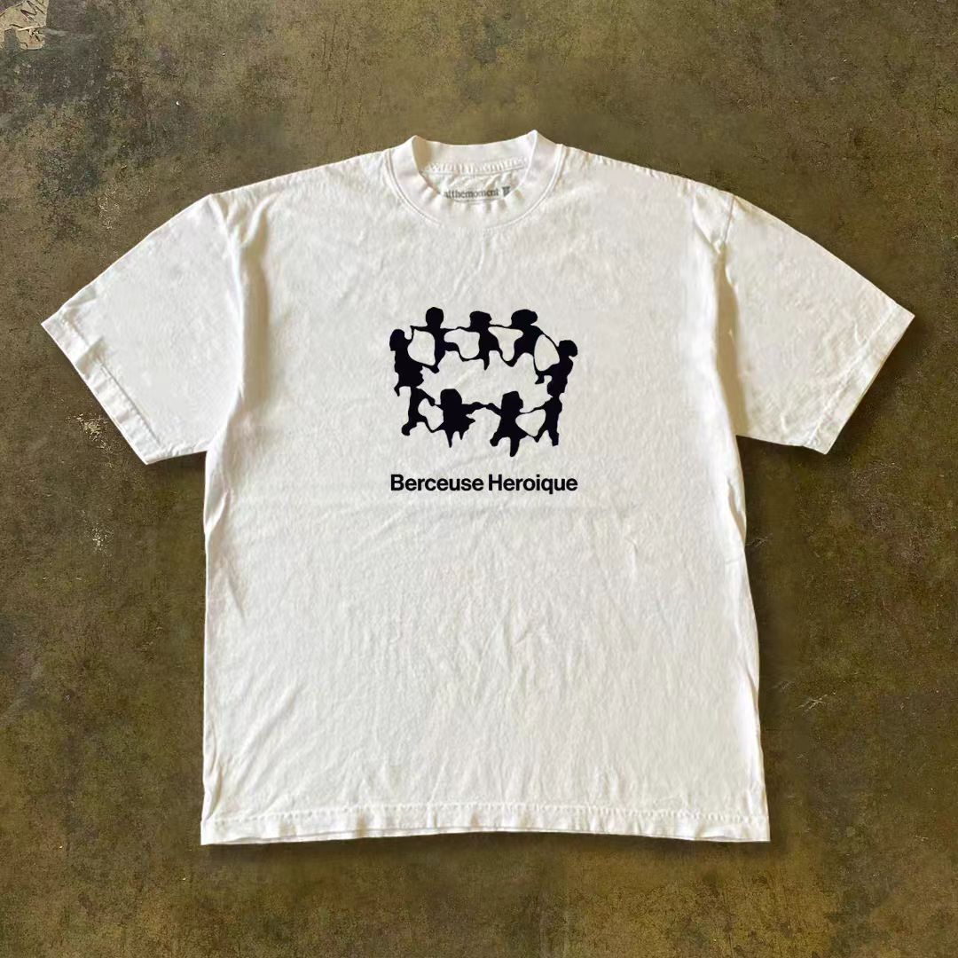 Japanese Brand × Vintage Washed retro street trend boy print t-shirt Size US M / EU 48-50 / 2 - 1 Thumbnail