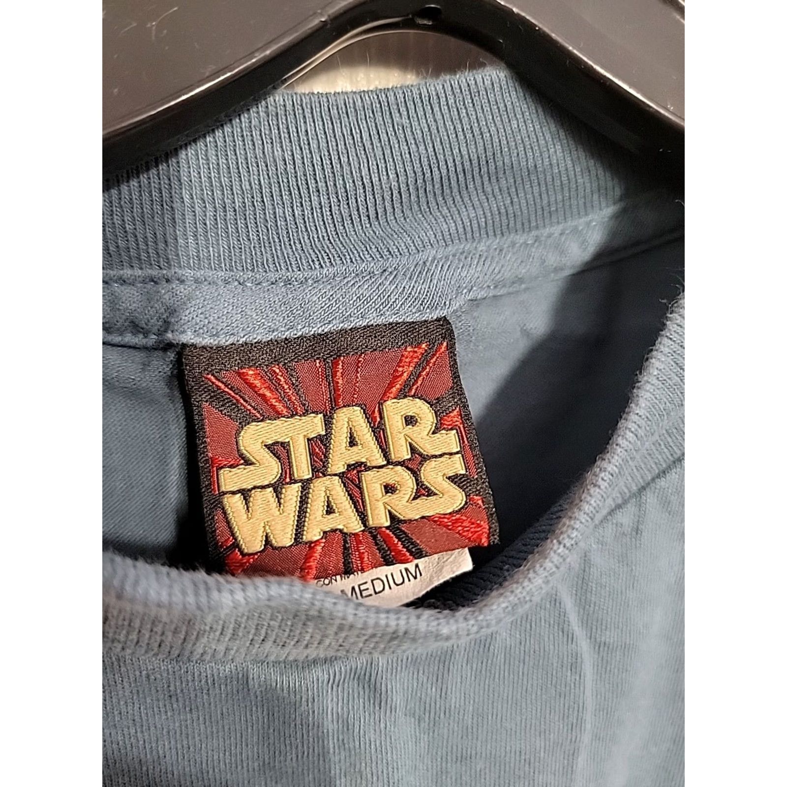 Star Wars VINTAGE Star Wars Shirt Mens M Blue Lightweight Crew Neck Short Sleeve Graphic T-Shirt Large Size US M / EU 48-50 / 2 - 3 Thumbnail