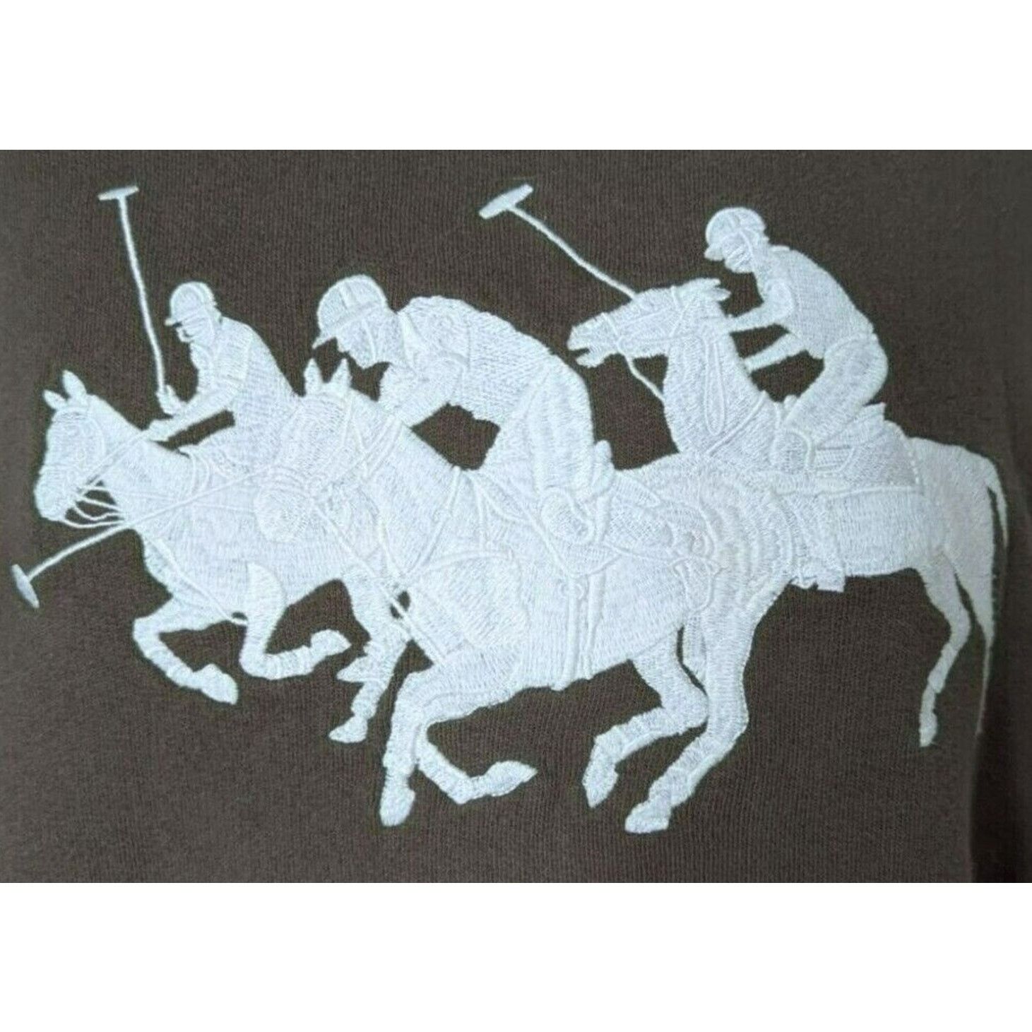 Polo Ralph Lauren Polo Ralph Lauren Women XL Sweatshirt Triple Horseman Y2K Size XL / US 12-14 / IT 48-50 - 3 Thumbnail
