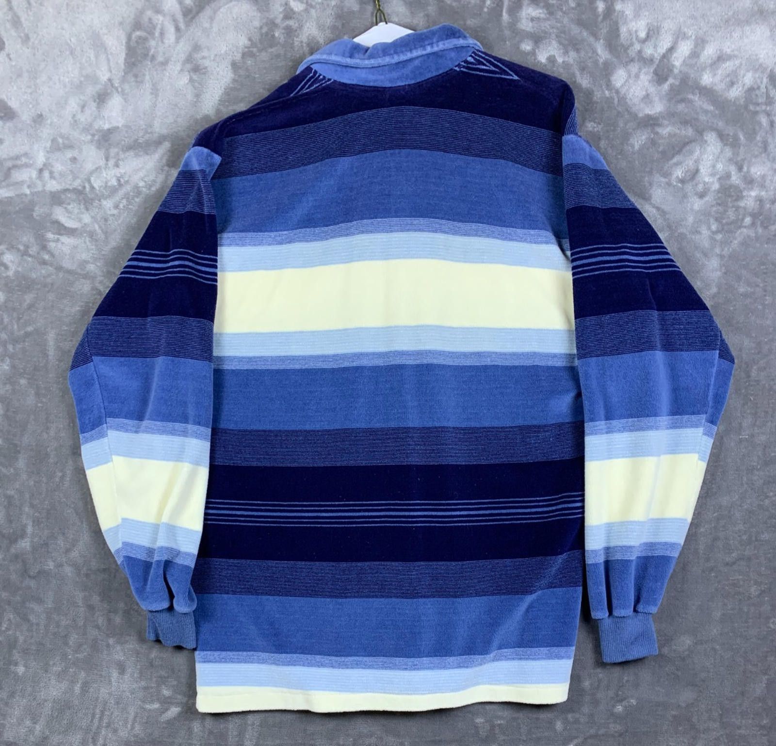 Carlos Campos Campus Velour LS Polo Shirt Striped Shirt LS Sz. L (277) Size US L / EU 52-54 / 3 - 2 Thumbnail