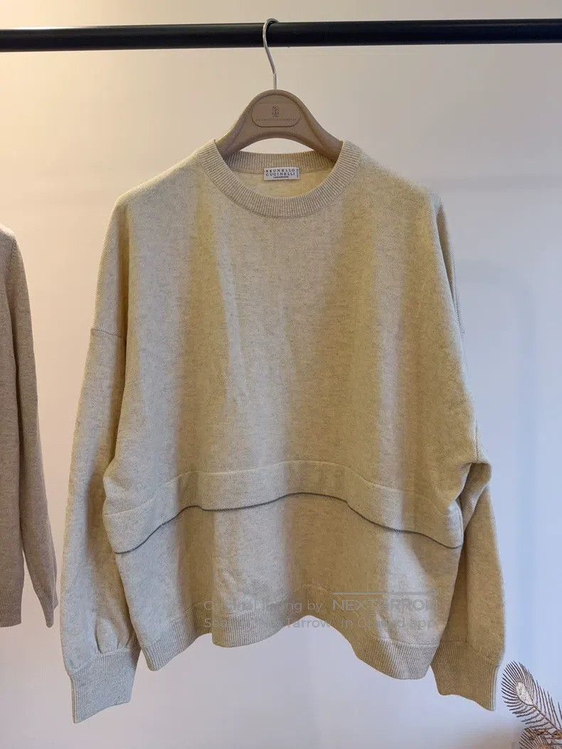 Brunello Cucinelli Wool crew neck sweater