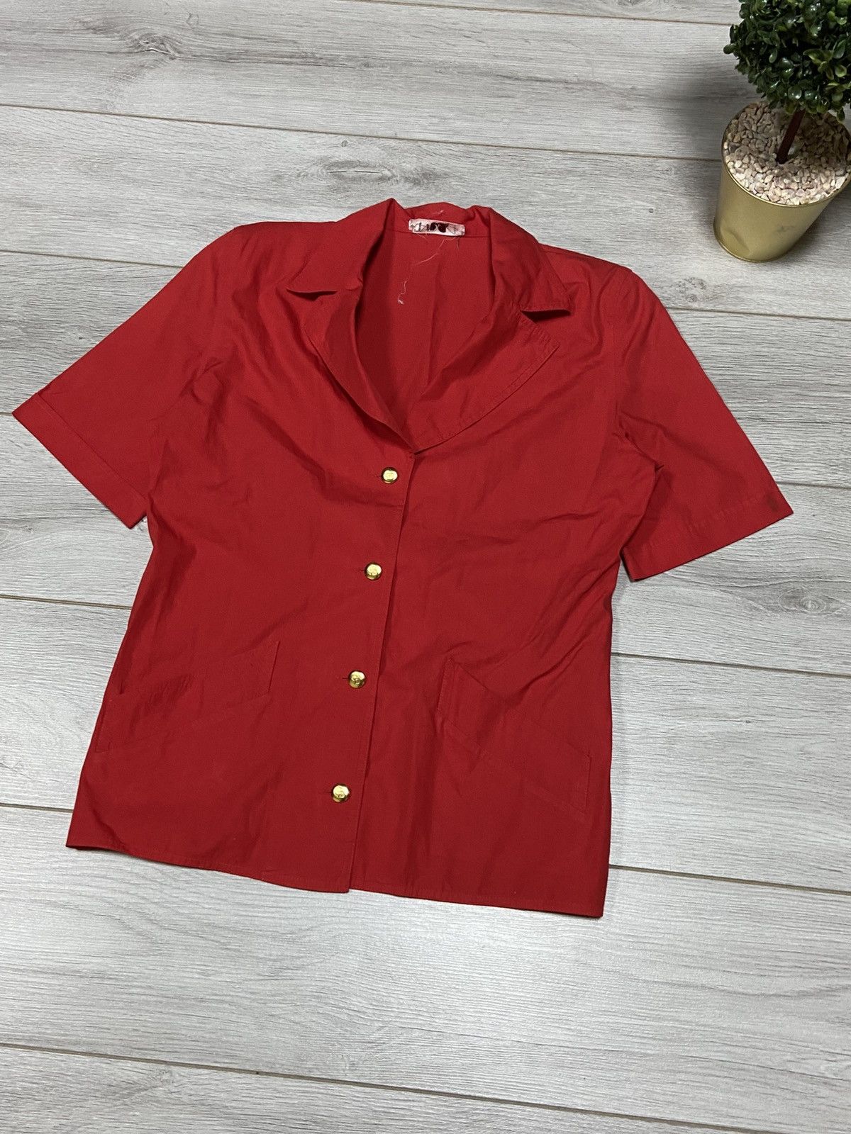 Christian Dior Monsieur Christian Dior vintage rare buttons shirt RARE Size S / US 4 / IT 40 - 2 Thumbnail