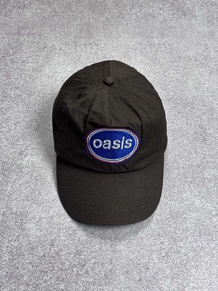 Band Tees × Vintage Vintage 90's Oasis Embroidery Band Cap Y2K Os Size ONE SIZE - 2 Thumbnail