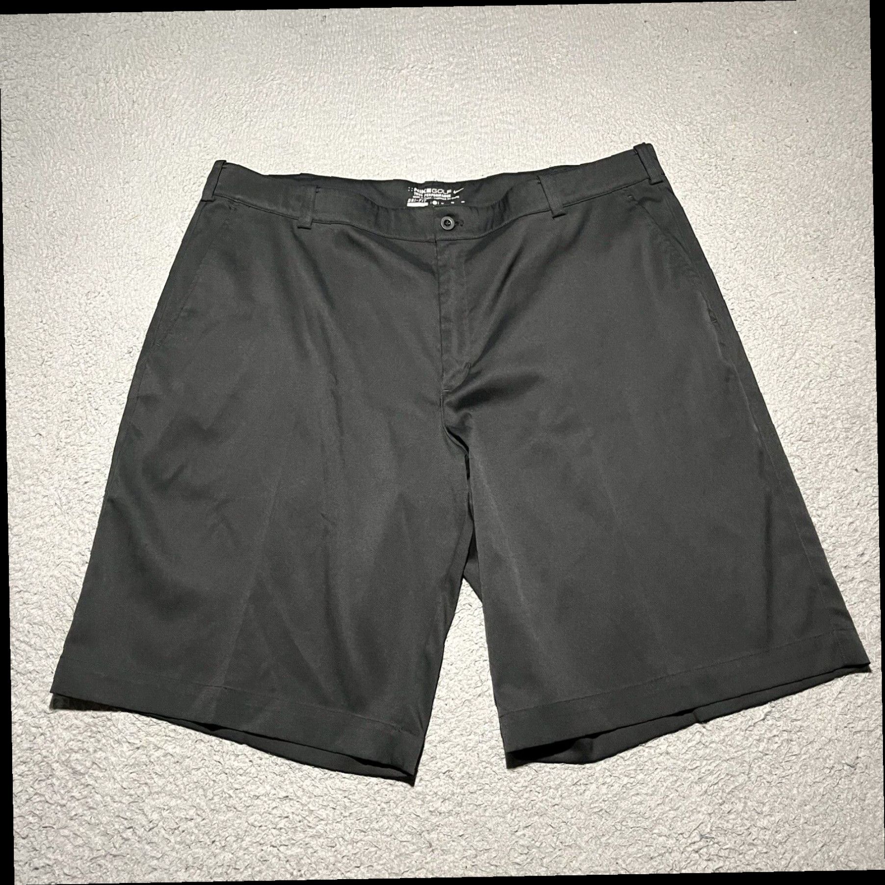 Nike Nike Golf Tour Performance Shorts Mens Size 38 Dri Fit Black Flat Front Casual Grailed