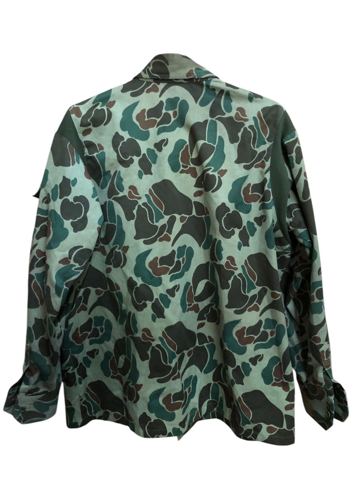 Vintage Two Horse Duck Camo Hunting Button Up Jacket Size US M / EU 48-50 / 2 - 2 Thumbnail