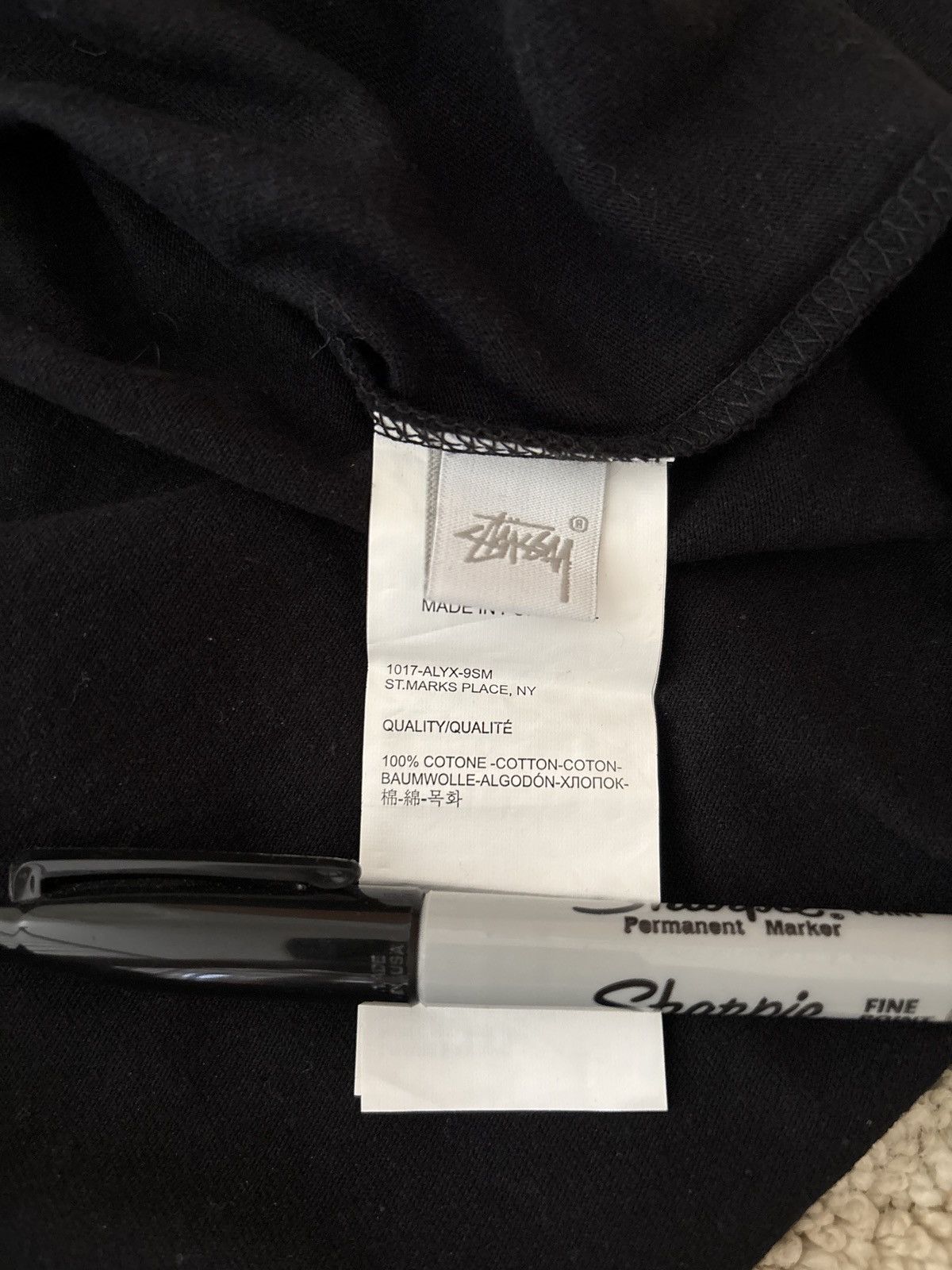 Alyx × Stussy Stussy Matthew M Williams tee Size US L / EU 52-54 / 3 - 5 Thumbnail