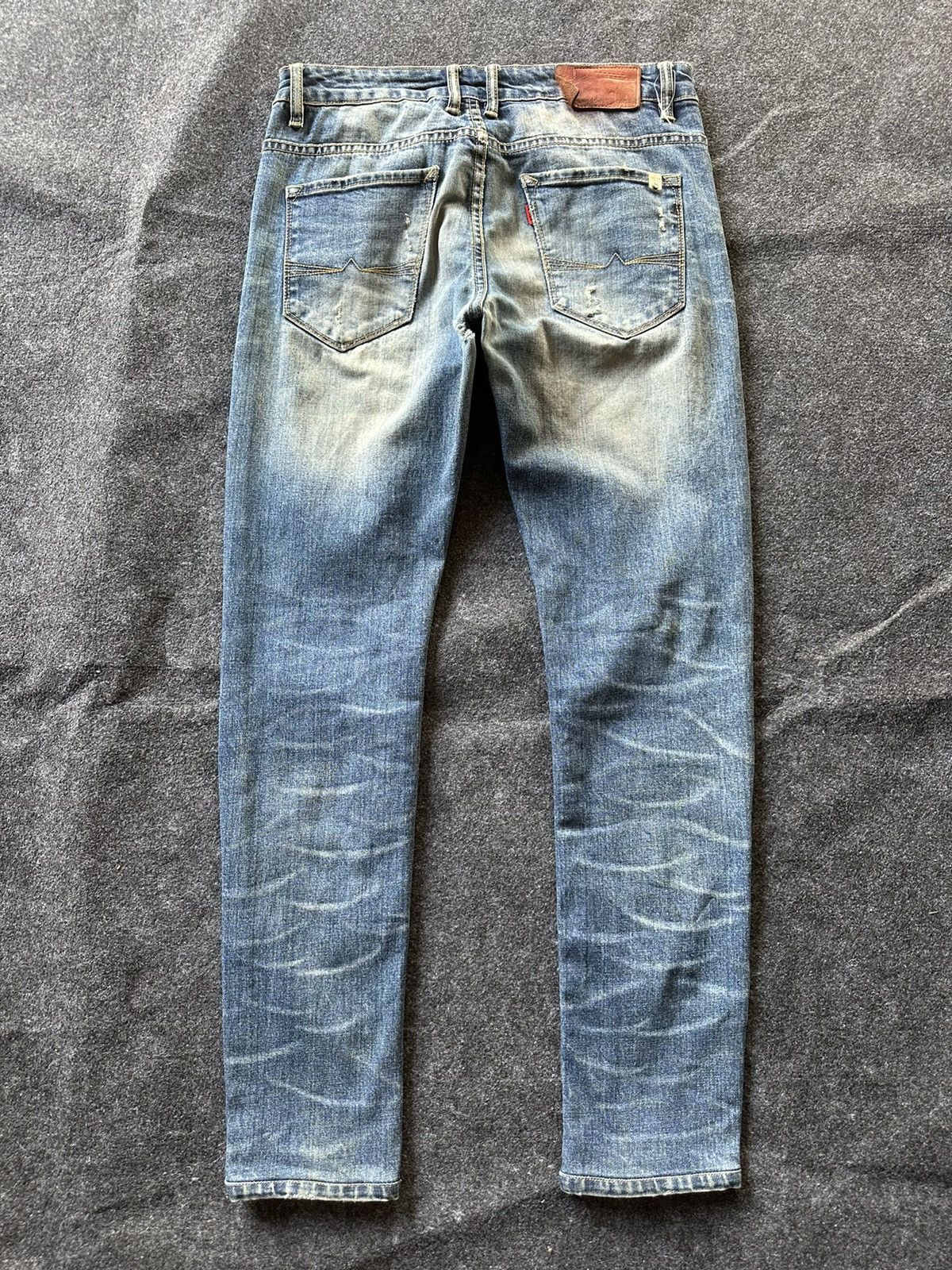 BUFFALO BOBS × Beauty Beast Necked Jeans Japan Distressed Size 32 D112 Size US 32 / EU 48 - 3 Thumbnail