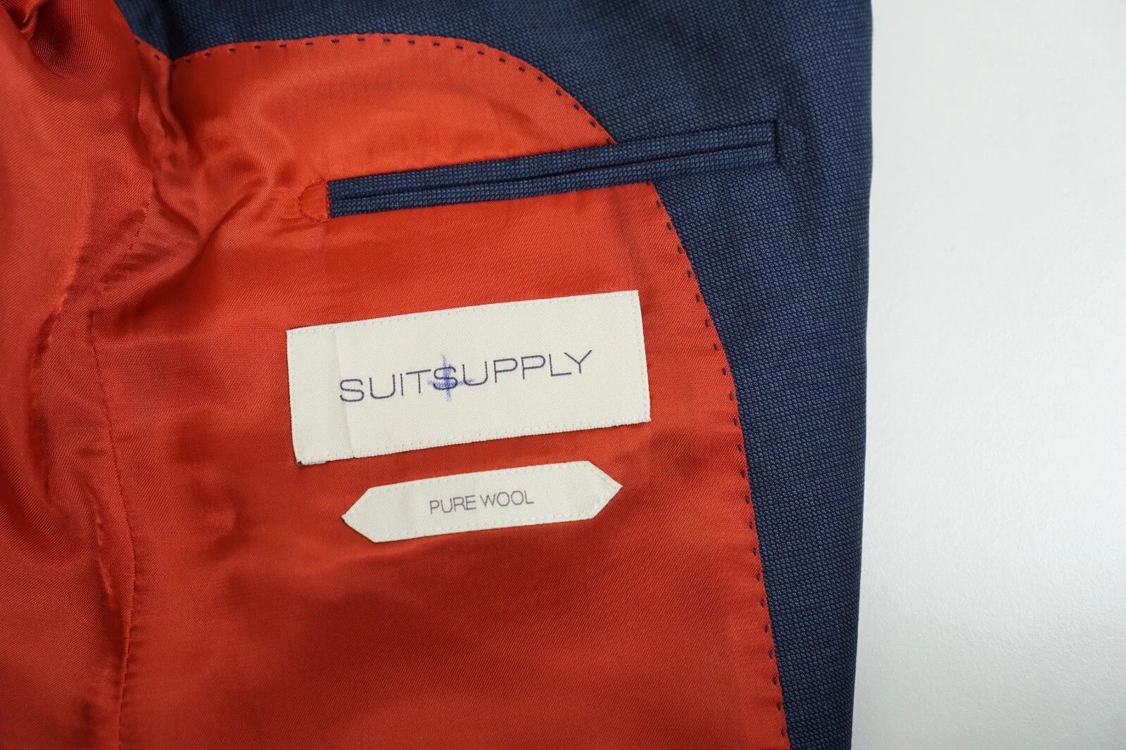 Suitsupply Men Suitsupply Blazer Sienna Ticket Pocket Pure Wool UK/US38 Size 38R - 4 Thumbnail