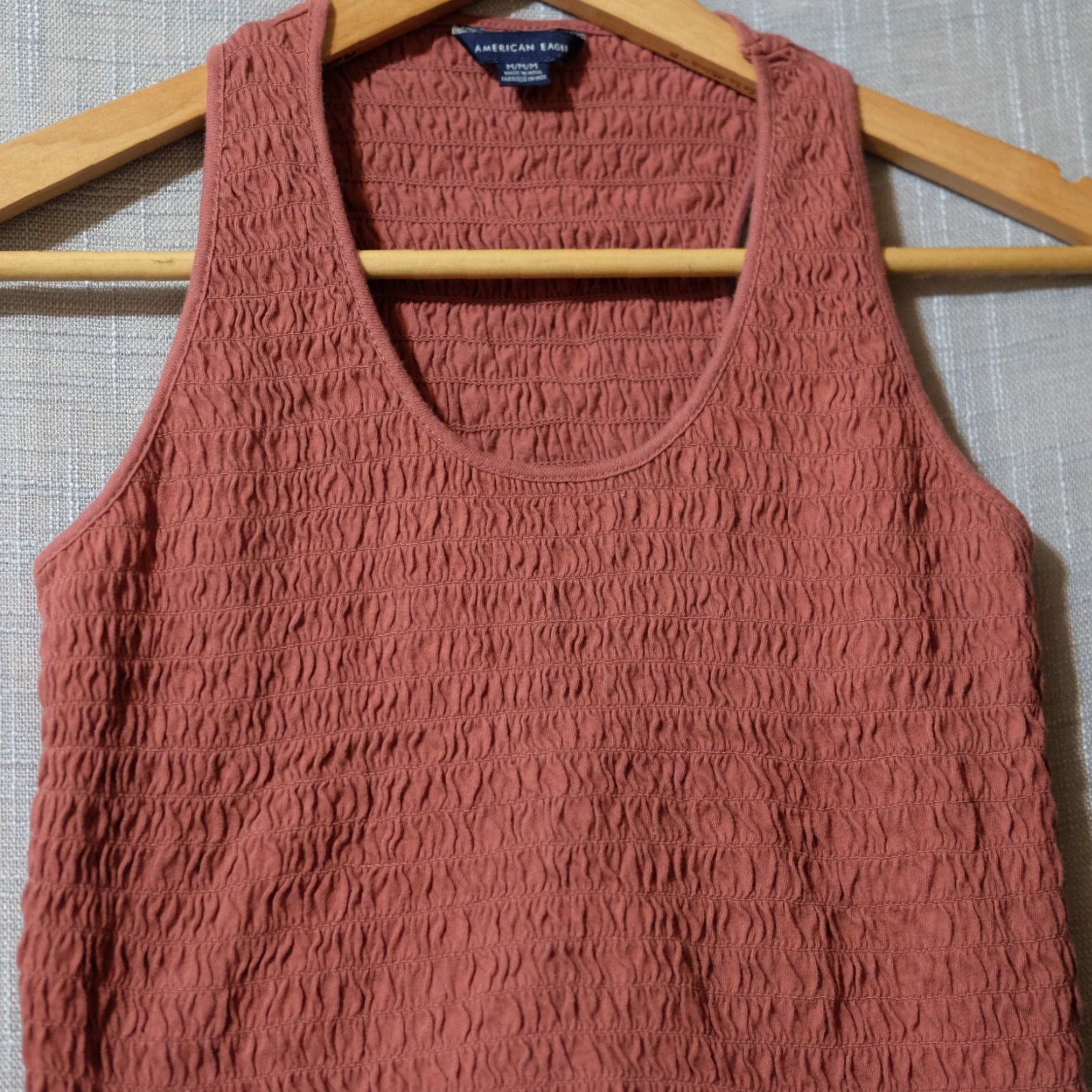 American Eagle Outfitters EUC American Eagle Cropped Tank Top Spice Women's M #H59-19 Size M / US 6-8 / IT 42-44 - 2 Thumbnail