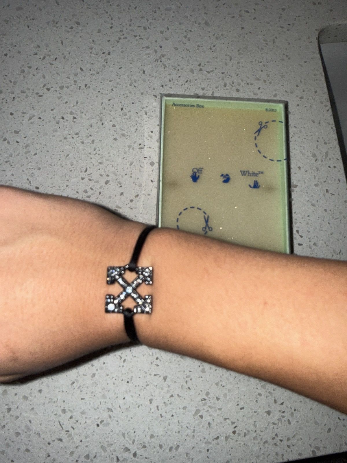 Off-White Off-White cord diamond bracelet Size ONE SIZE - 1 Thumbnail