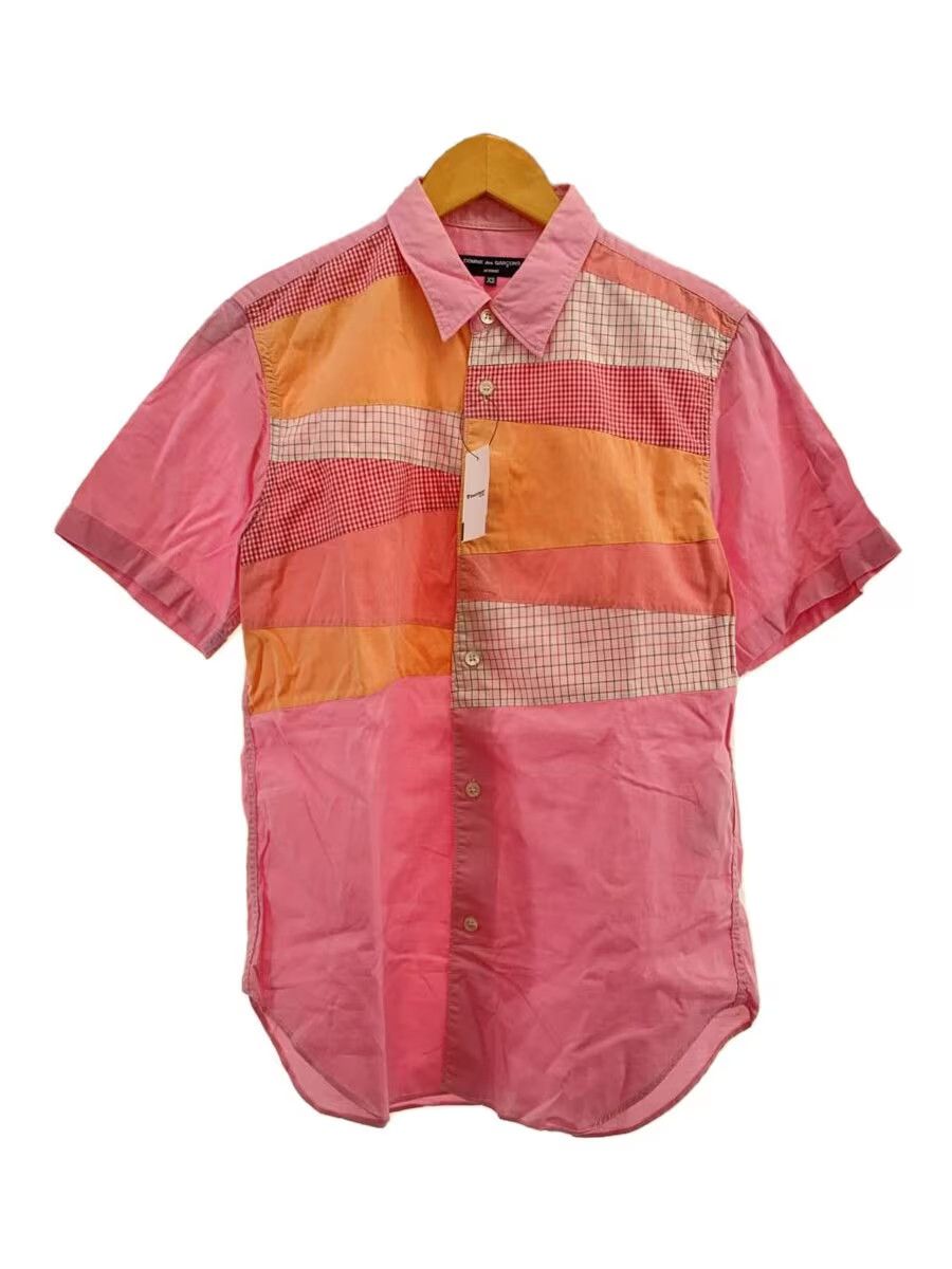 Comme des Garcons × Comme des Garcons Homme Patchwork Short Sleeve Button Shirt Size US XS / EU 42 / 0 - 1 Thumbnail