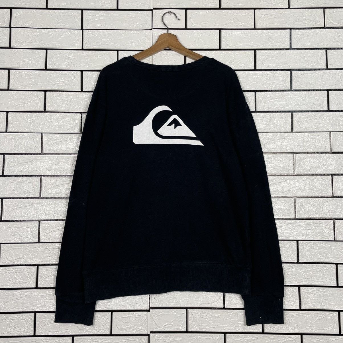 Quiksilver Quiksilver Big Logo Black Crewneck Sweatshirt Size US M / EU 48-50 / 2 - 7 Thumbnail