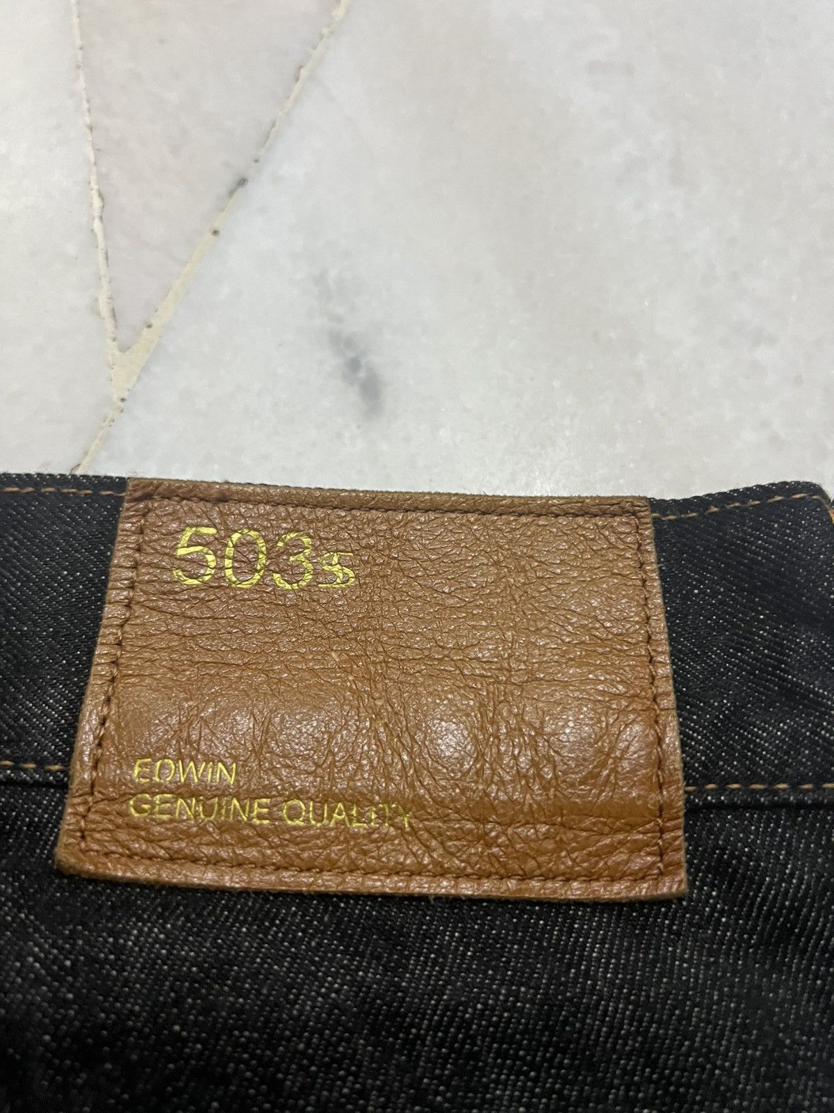 Edwin × If Six Was Nine × Le Grande Bleu (L.G.B.) 🌈Flare🌈Vintage Edwin 503ss Deadstok Jean Size US 30 / EU 46 - 19 Thumbnail