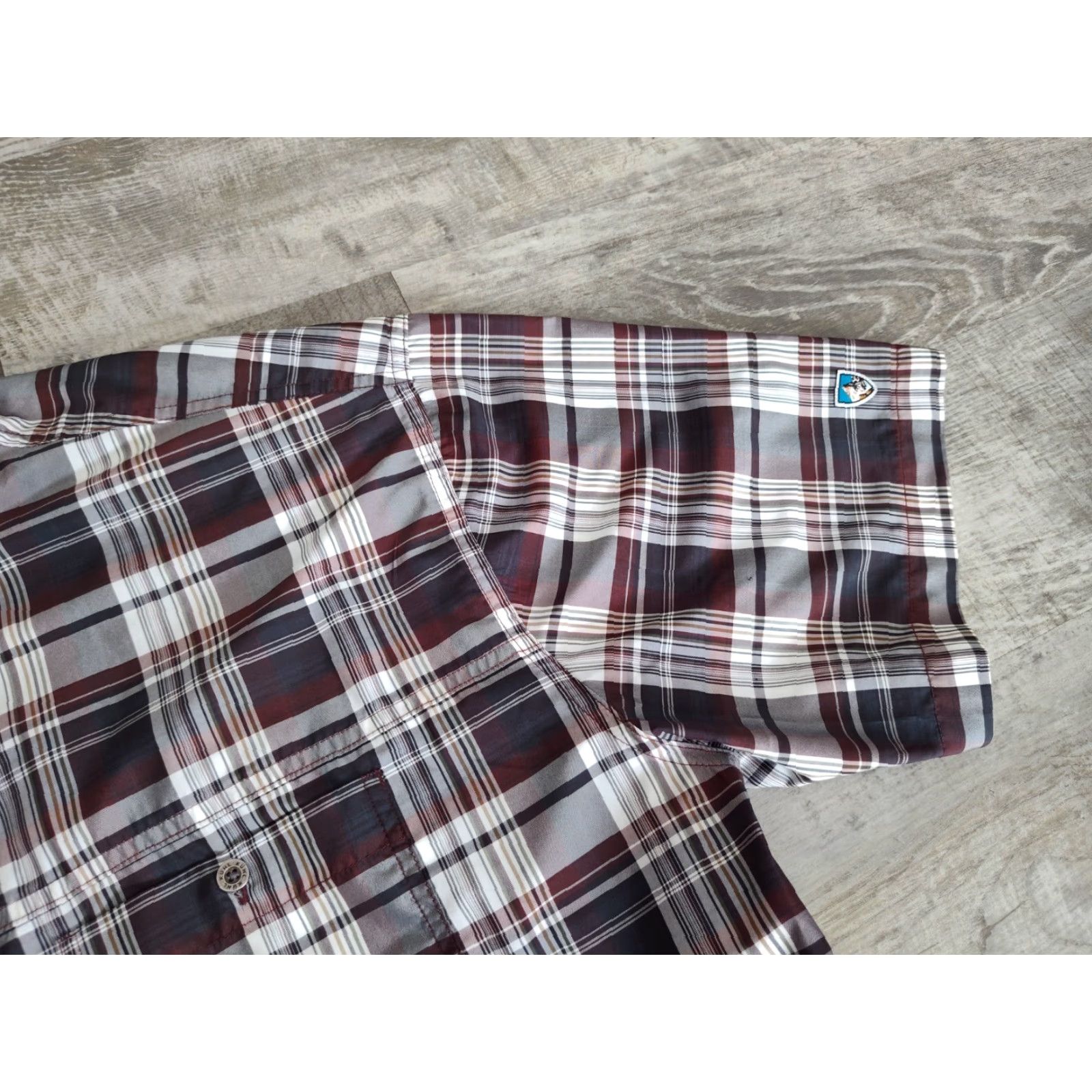 Vintage Kuhl Eluxur Mountain Grown Mens Button Up Shirt Sleeve Camp Shirt Plaid Size XXL Size US XXL / EU 58 / 5 - 6 Thumbnail