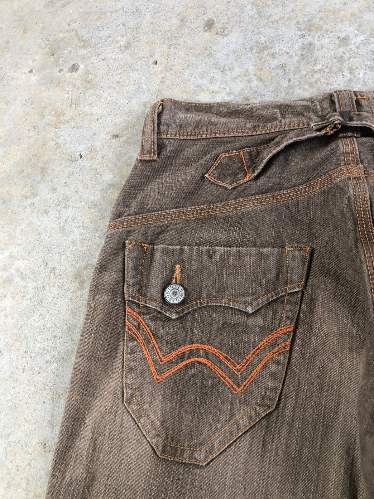 If Six Was Nine Japanese Edwin Exclusive Flared Jeans Distressed Bootcut Size US 31 - 16 Thumbnail