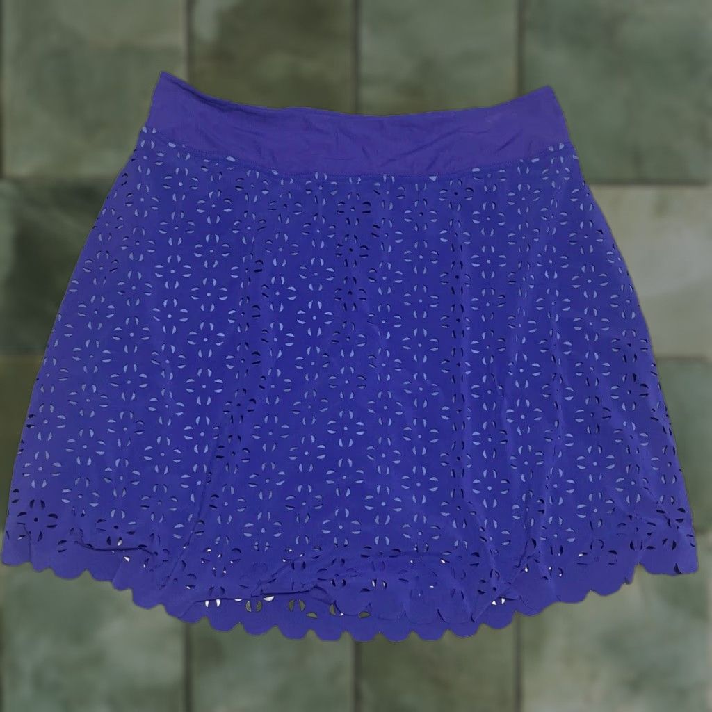 Vintage Title Nine Nimblene Skort Size S Laser Cut Golf Tennis Skirt Size 28" / US 6 / IT 42 - 1 Thumbnail