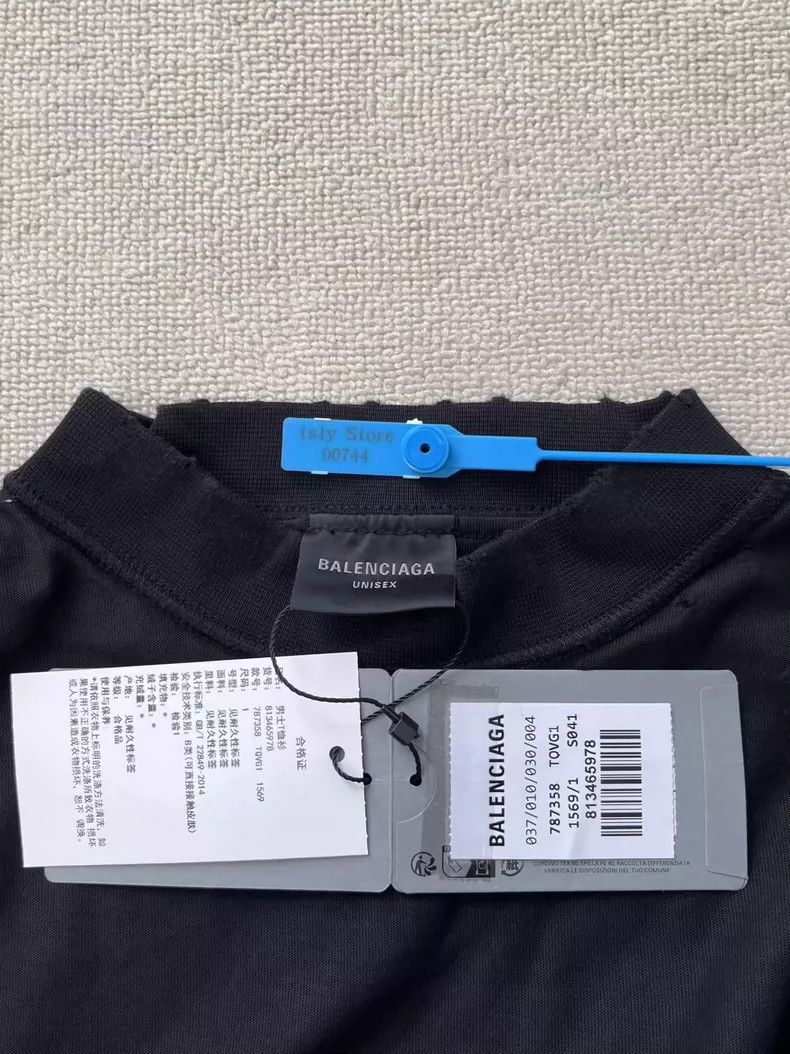 Balenciaga Balenciaga Logo monogrammed crewneck short sleeve T-shirt Size US S / EU 44-46 / 1 - 4 Thumbnail