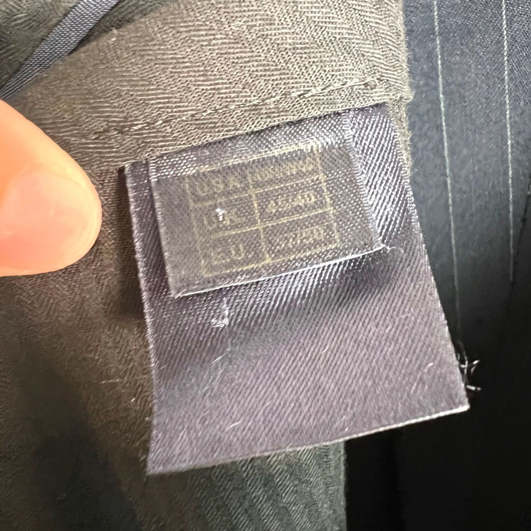 Brooks Brothers Brooks Brothers Madison 1818 Blue Pinstripe Wool Dress Pants Size 45 x 40 Men Pants Dress Wool Pinstripe 38x27? Size US 44 / EU 60 - 4 Thumbnail