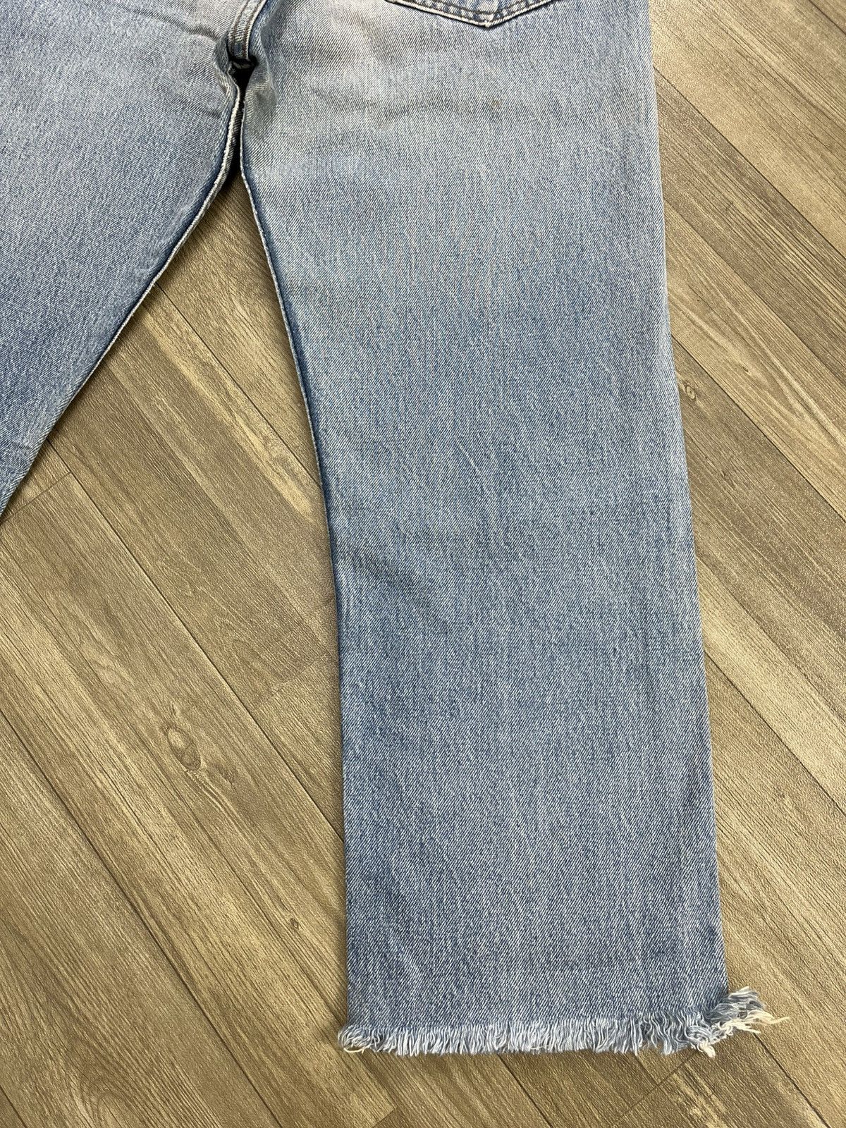 Levi's Vintage Clothing 🇺🇸1970s Vintage Levis 501XX Cut Off Straight Leg Blue Jeans Size US 29 - 16 Thumbnail