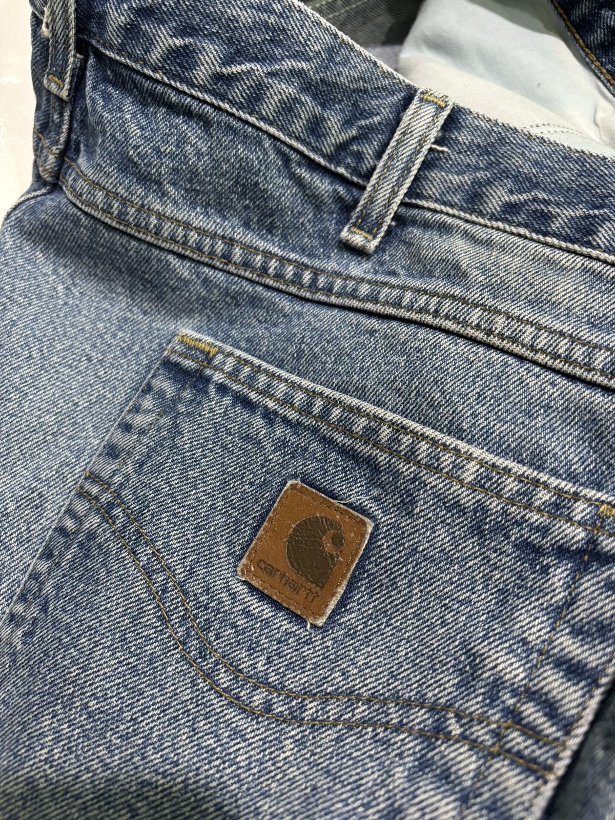 Carhartt Vintage CARHARTT Sand Wash Blue Jeans Size US 38 / EU 54 - 11 Thumbnail