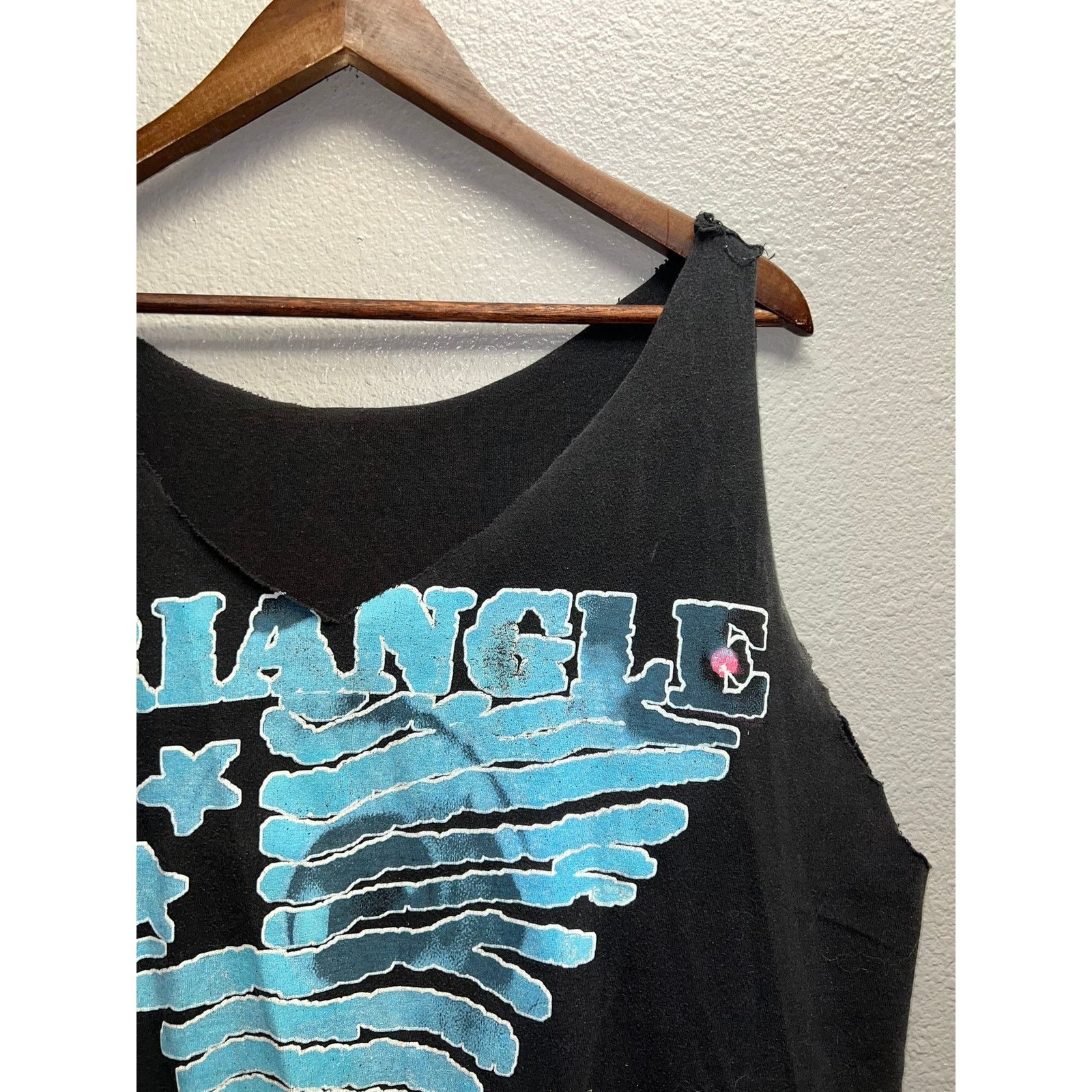 Vintage Vintage Triangle Band Shirt Raw Feed 1995 Tour Tee Tank XL Size US XL / EU 56 / 4 - 10 Thumbnail
