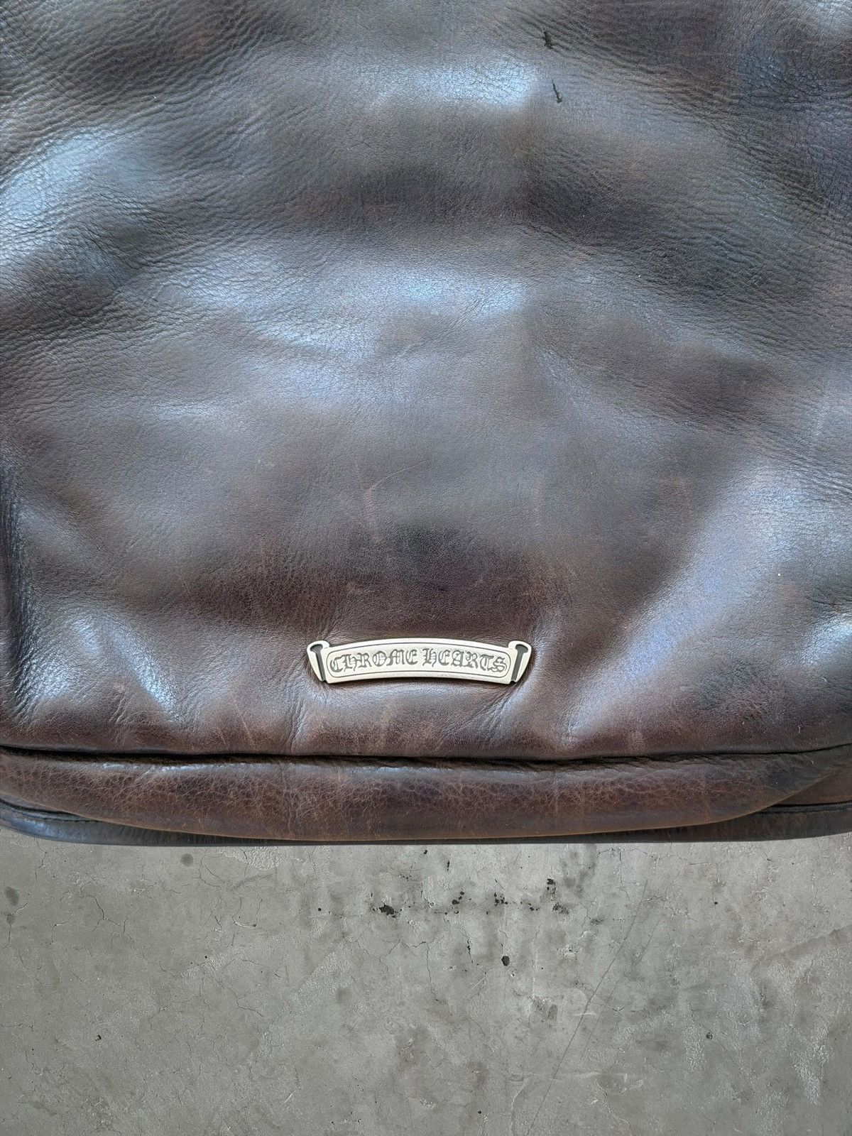 Chrome Hearts Chrome Hearts Filgree Leather Messenger Bag Size ONE SIZE - 9 Thumbnail