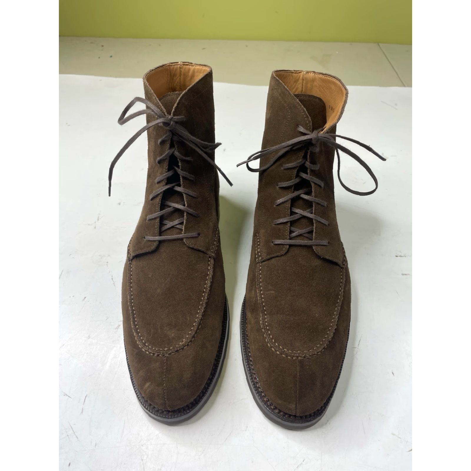 Vintage Sons Of Henry Suede Boots Brown Split Toe Dress Combat Size 7 UK / 8 US Leather Lining Rubber Outsole Chukka Boots Men Byron Model UK 7 US 8 Brown Size US 7 / EU 40 - 2 Thumbnail