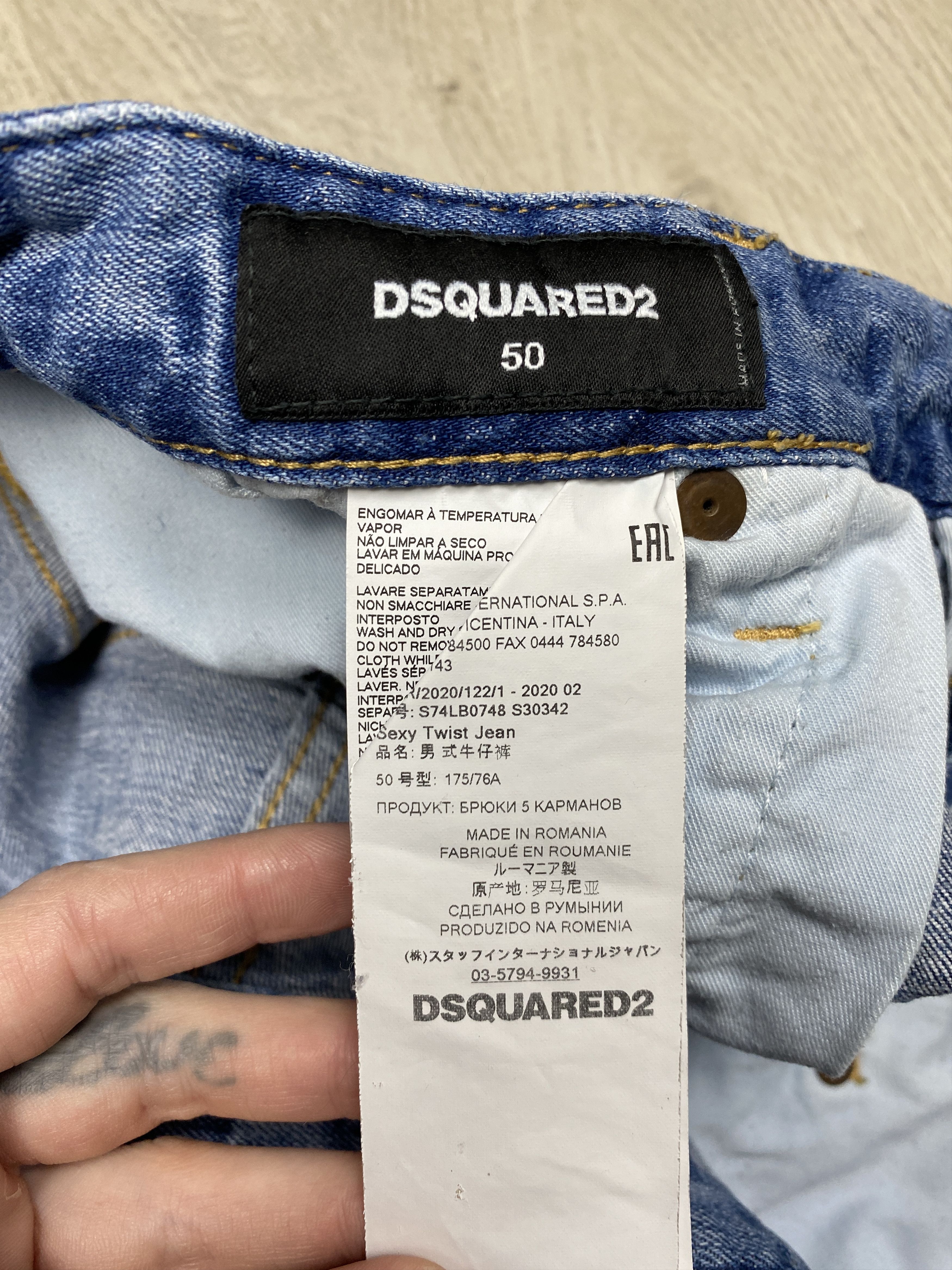 Dsquared2 Dsquared2 Vintage Mens Denim Pants Jeans Size US 34 / EU 50 - 12 Thumbnail