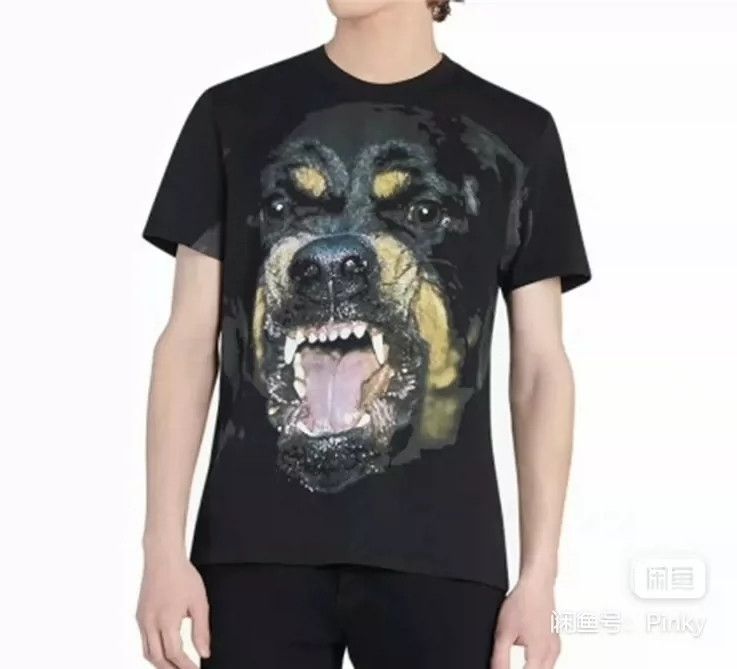 Givenchy Givenchy Dog Head Short Sleeve T-Shirt | Grailed