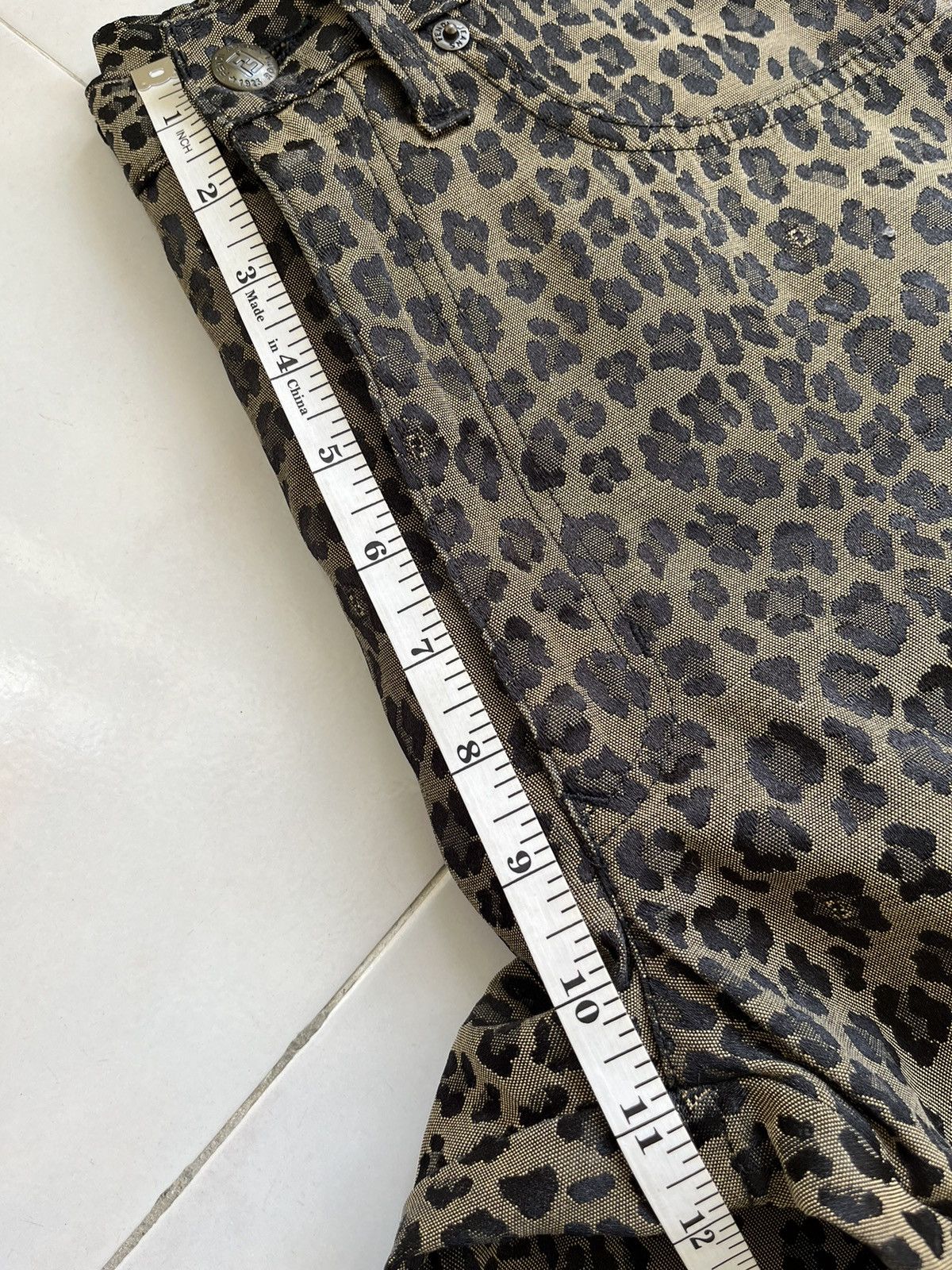 Fendi Vintage Fendi Leopard Pants Size 27" / US 4 / IT 40 - 12 Thumbnail