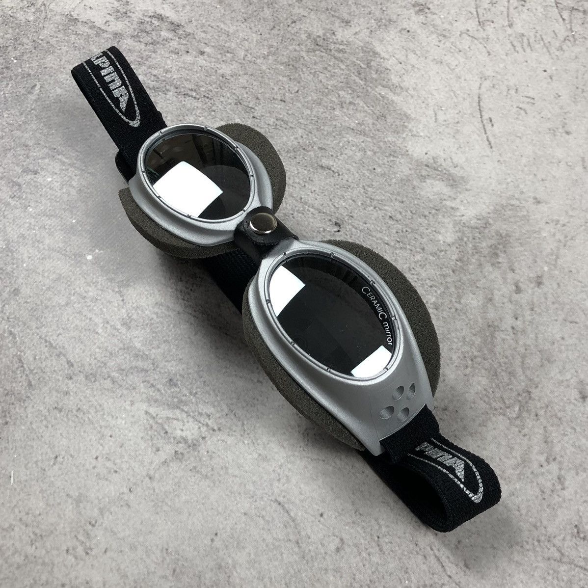 Vintage Y2K Steampunk Alpina Hypno Small Ceramic Mirror Sunglasses Size ONE SIZE - 6 Thumbnail