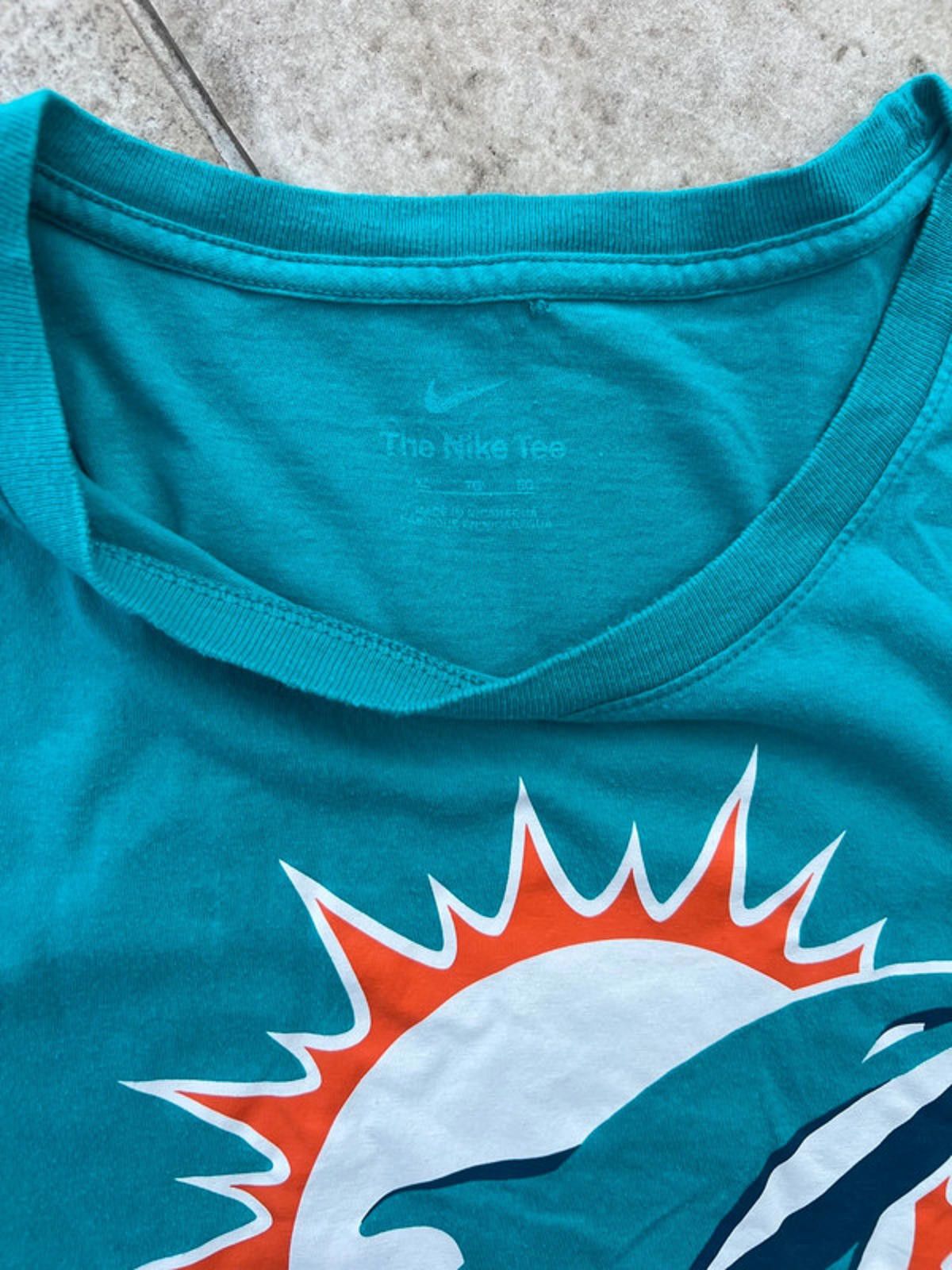 Nike Nike Miami Dolphins Aqua Tee Size US XL / EU 56 / 4 - 3 Thumbnail