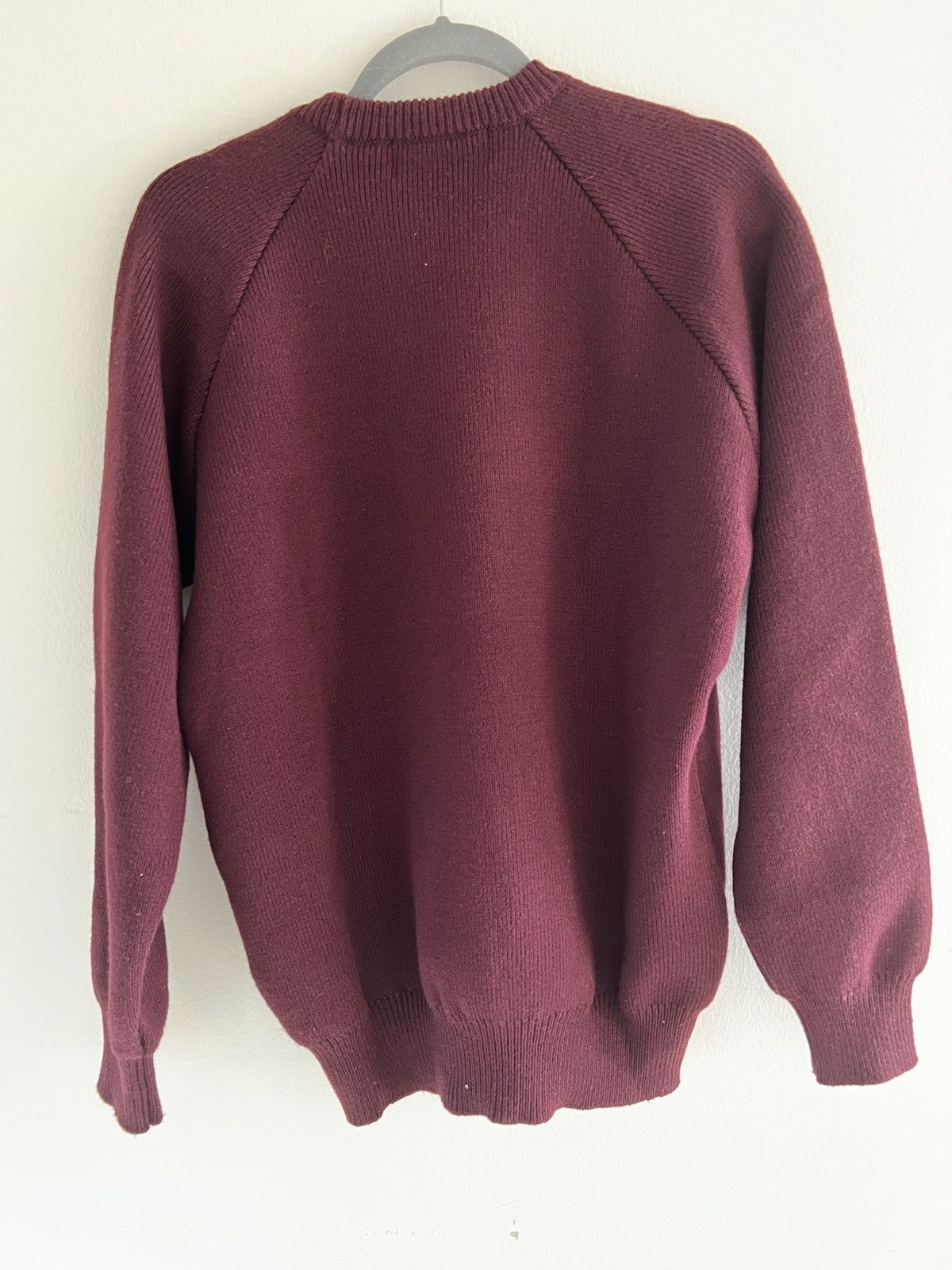 Comme des Garcons Homme Deux CDG maroon logo sweater Size US M / EU 48-50 / 2 - 6 Thumbnail