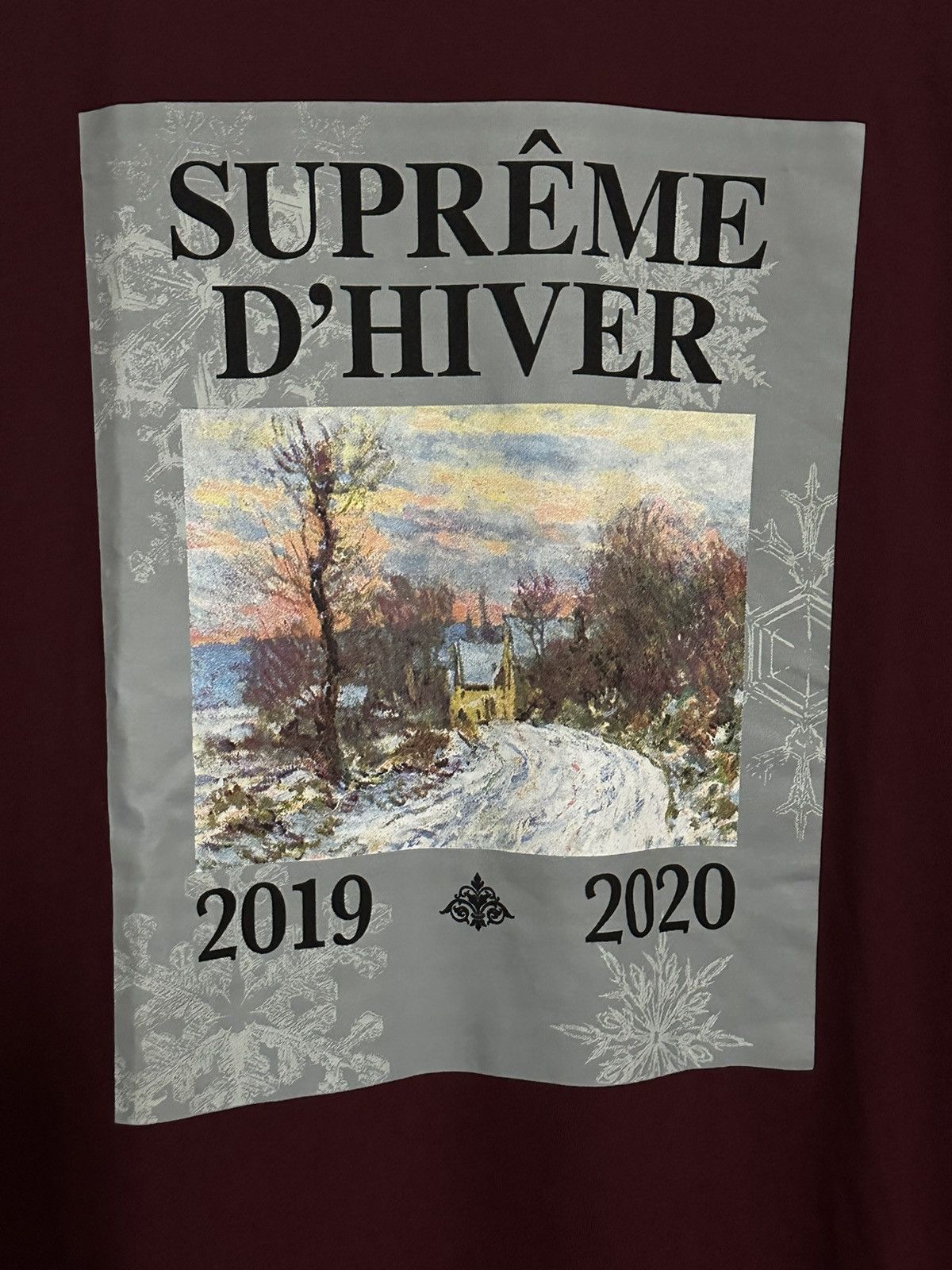 Supreme Supreme D’Hiver Tee Size US XL / EU 56 / 4 - 2 Thumbnail