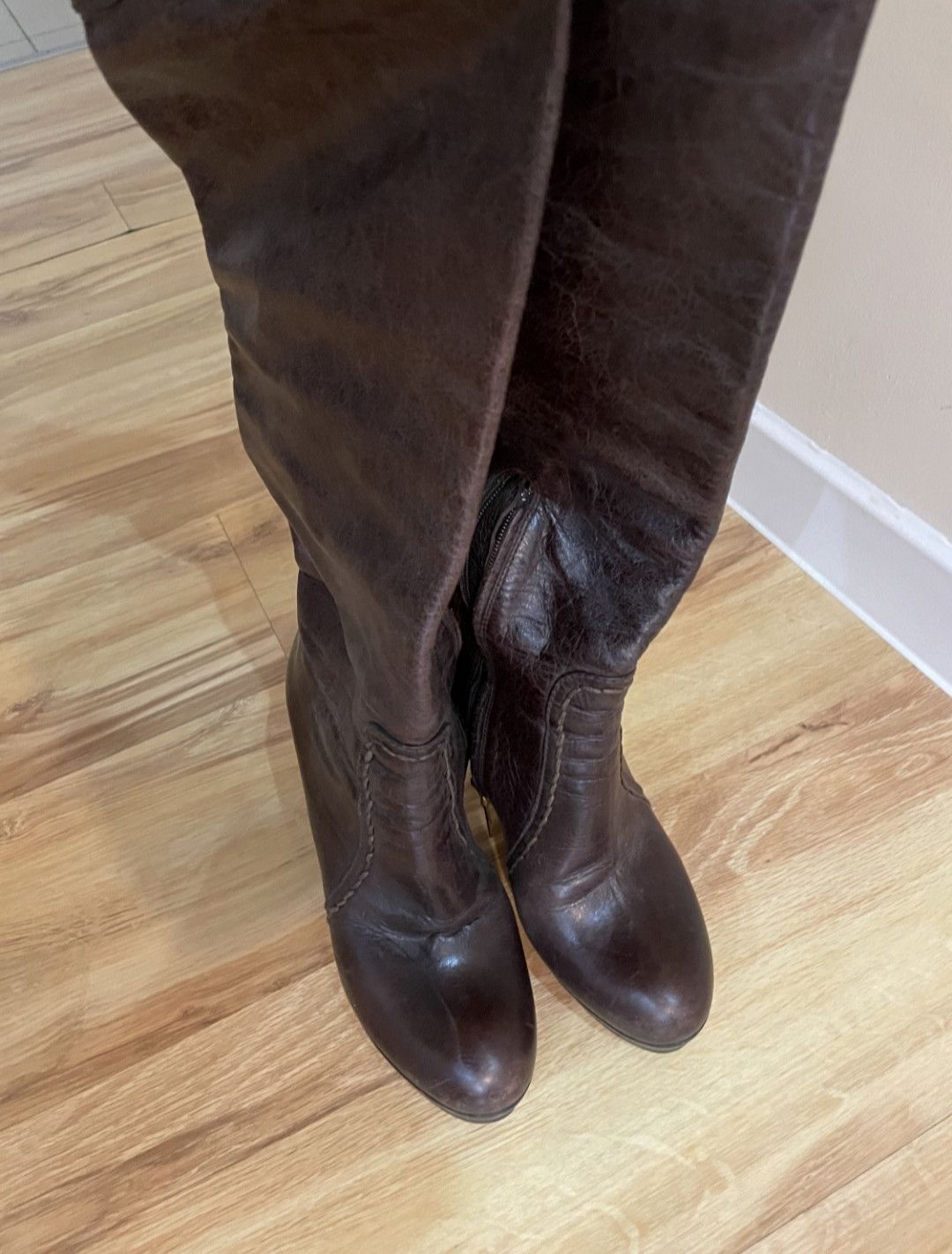 Prada Prada Milano Leather Long Boots Size US 6 / IT 36 - 5 Thumbnail
