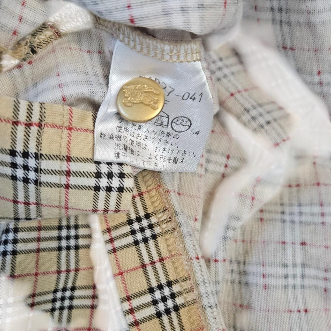 Burberry Burberry Plaid Polo with golden details Size US M / EU 48-50 / 2 - 3 Thumbnail