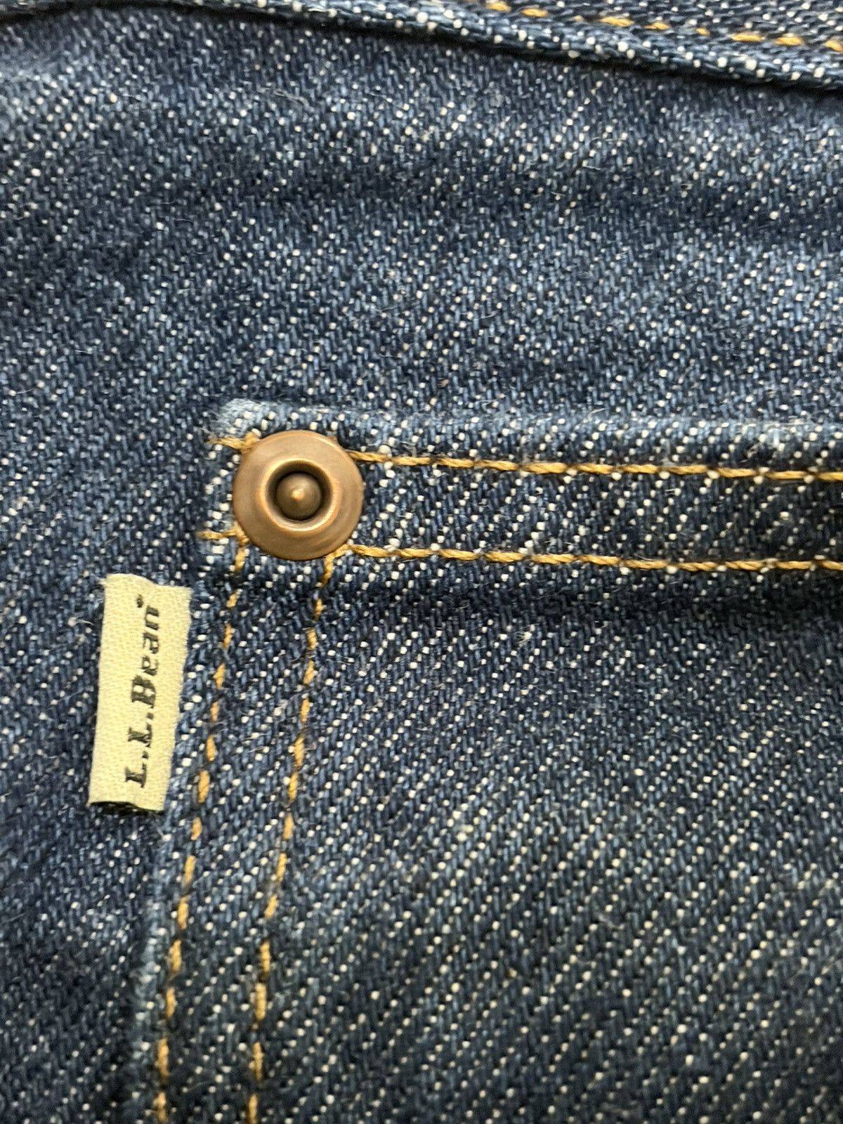 L.L. Bean L.L.Bean Classic Fit Blue Denim Jeans 38x28 Size US 38 / EU 54 - 8 Thumbnail