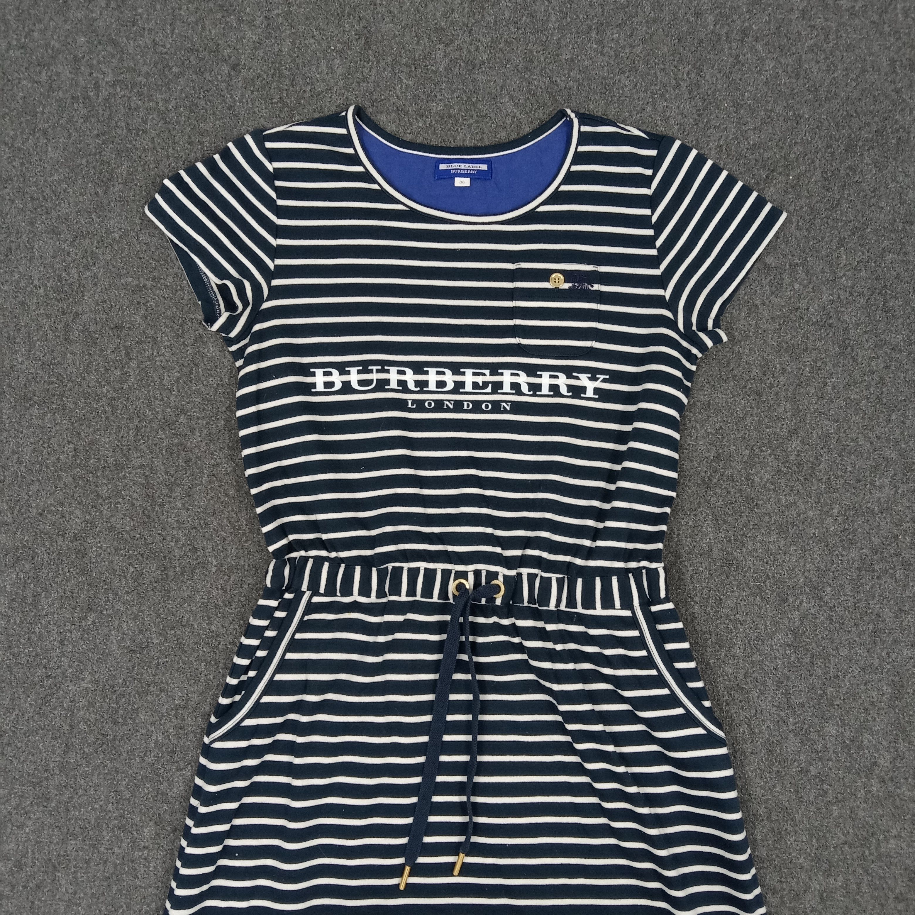 Burberry × Vintage Burberry Blue Label Designer Brand Dresses Size S / US 4 / IT 40 - 2 Thumbnail