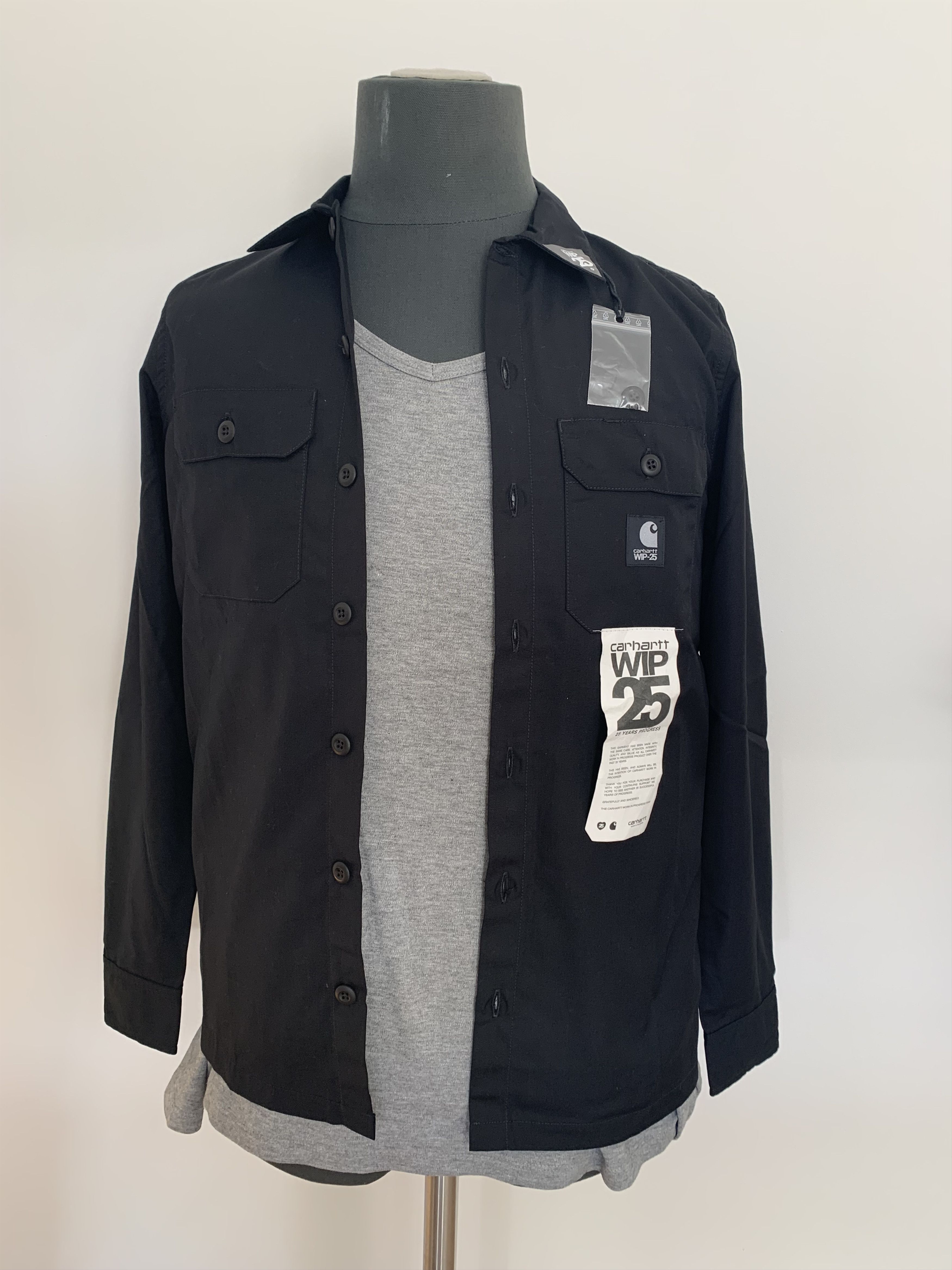 Carhartt Wip Carhartt WIP 25 MASTER SHIRT XXV Black rigid Size S Small Size US S / EU 44-46 / 1 - 1 Thumbnail
