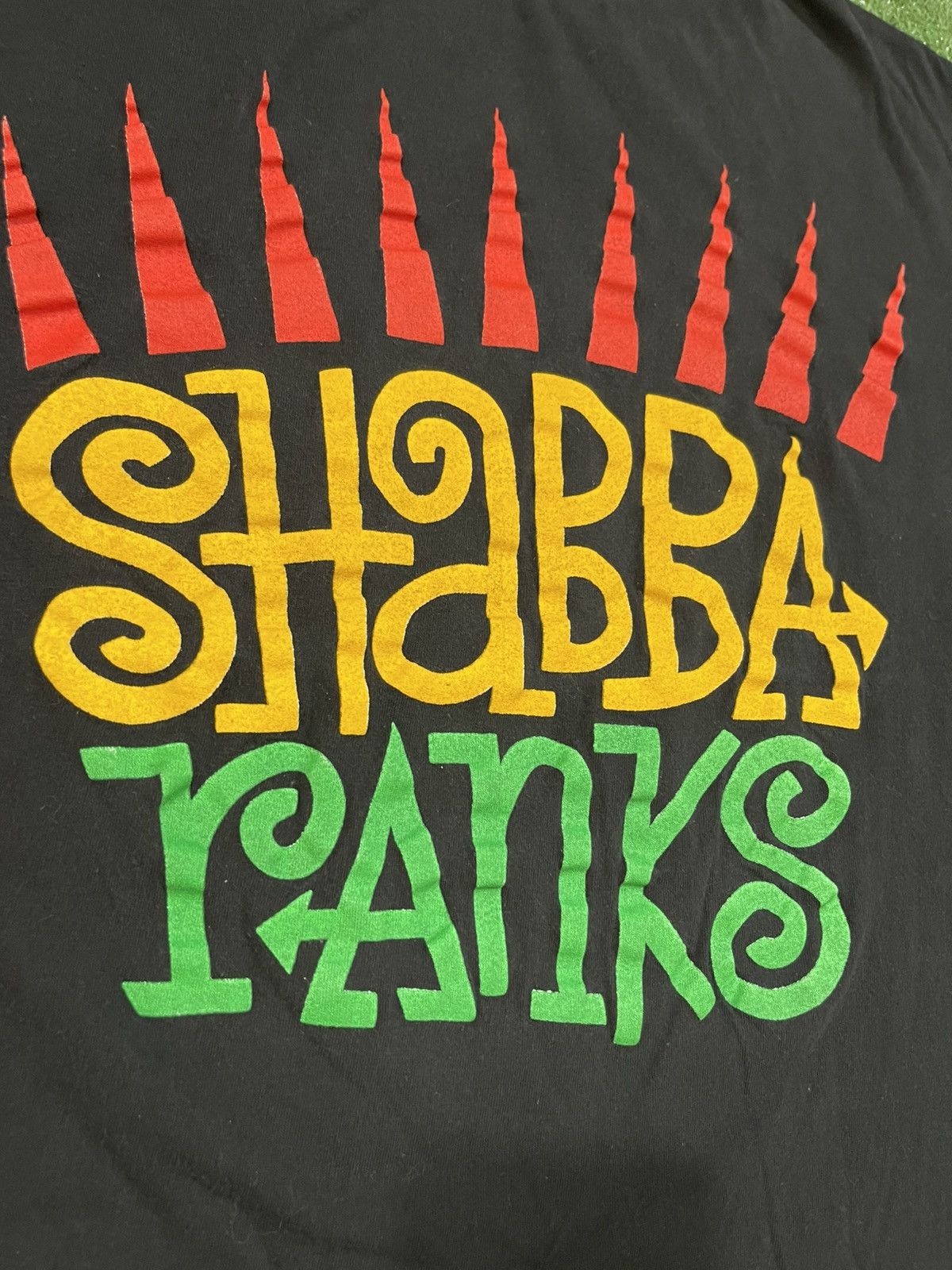 Vintage 1992 Shabba Ranks Nuff Respect Rare Tee Size US XL / EU 56 / 4 - 7 Thumbnail