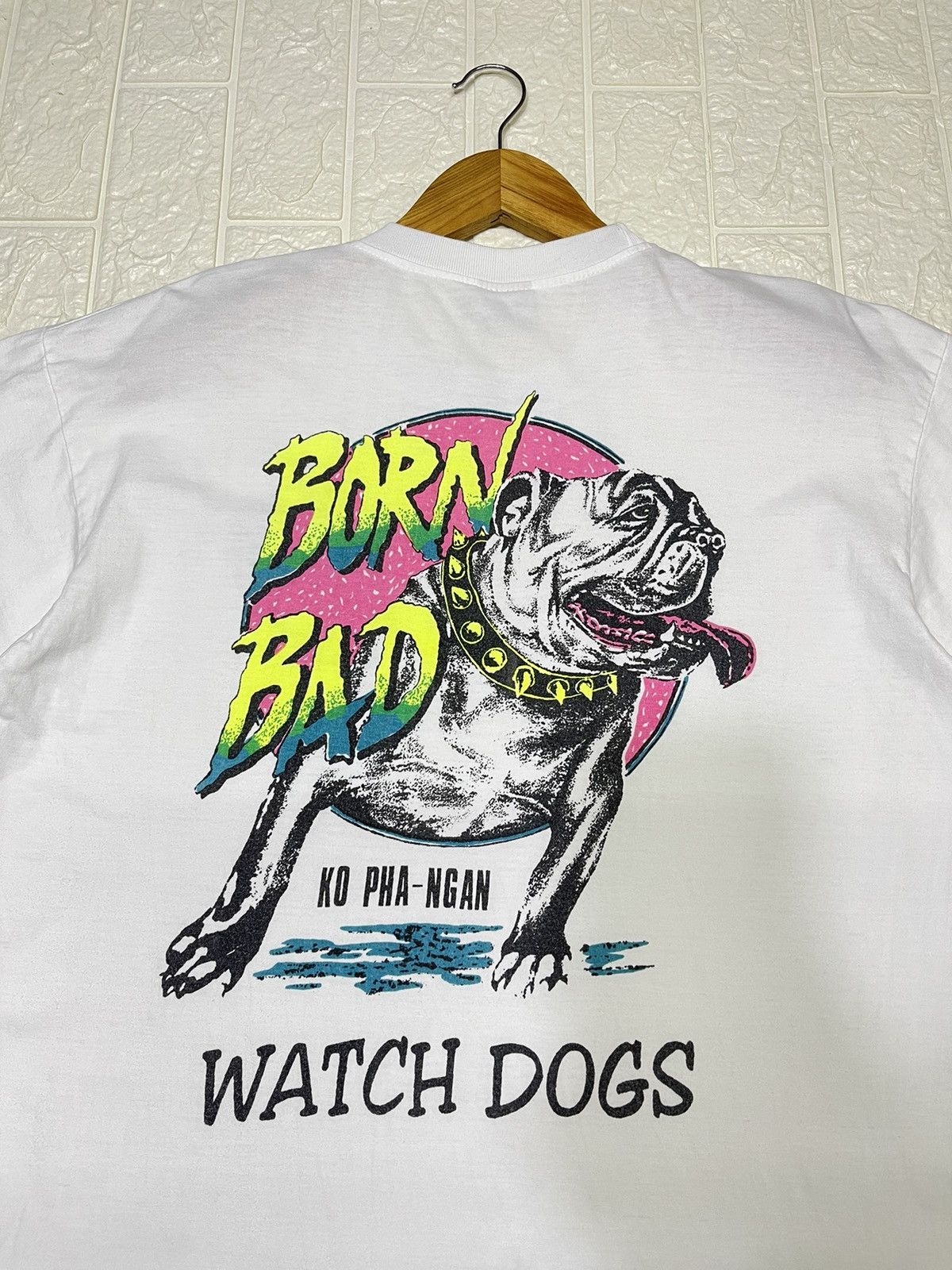 Fuck Art, Make Tees Vintage Born Bad Dog Size US L / EU 52-54 / 3 - 3 Thumbnail