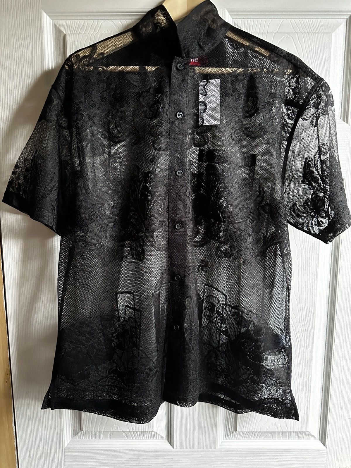 Supreme Supreme Last Supper S/S Lace Shirt Size Large NEW