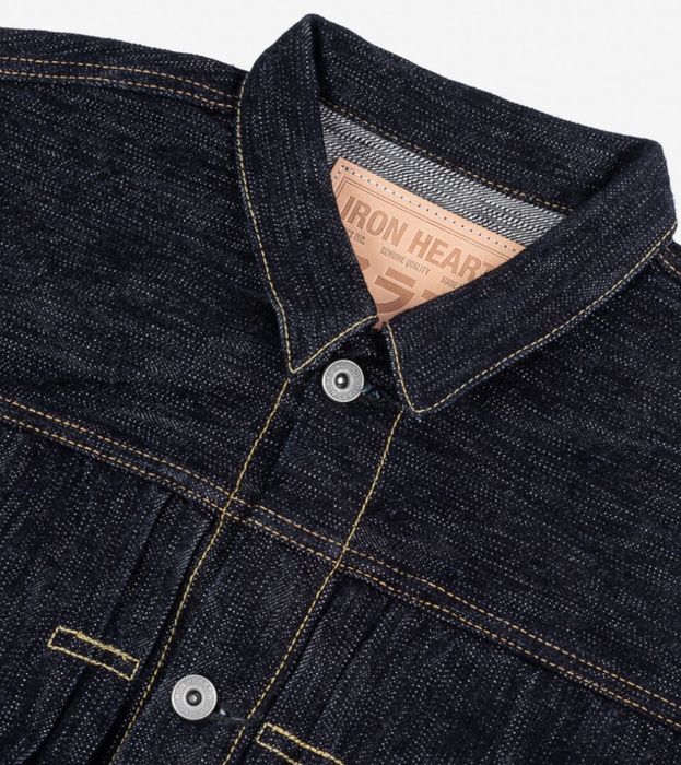 Iron Heart Slubby Selvedge Denim Type II Jacket IHJ-507-SLB | Grailed