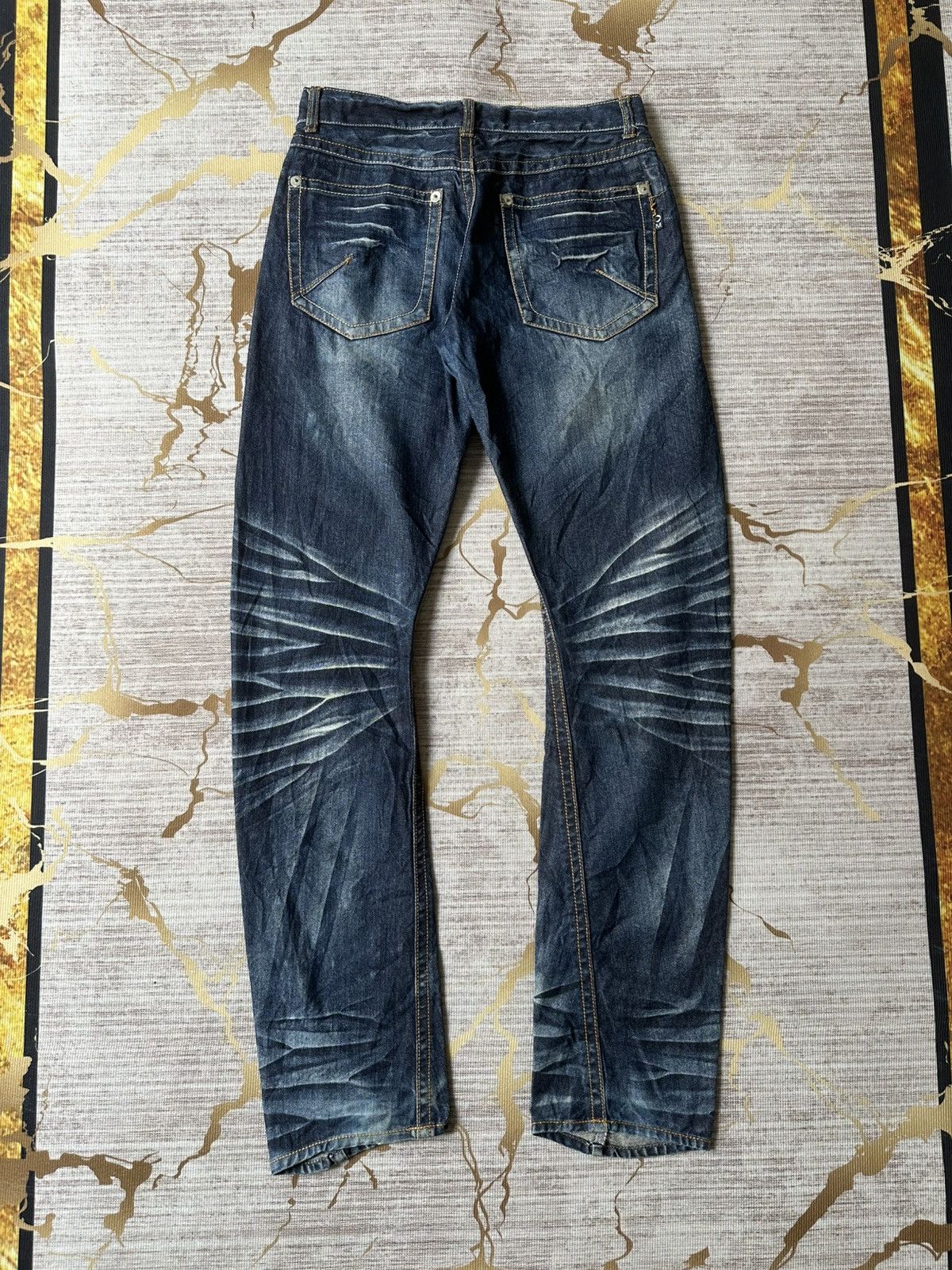 Morgan Homme Morgan Homme De Toi Claw Marks Curve Leg Design Denim Size US 29 - 2 Thumbnail