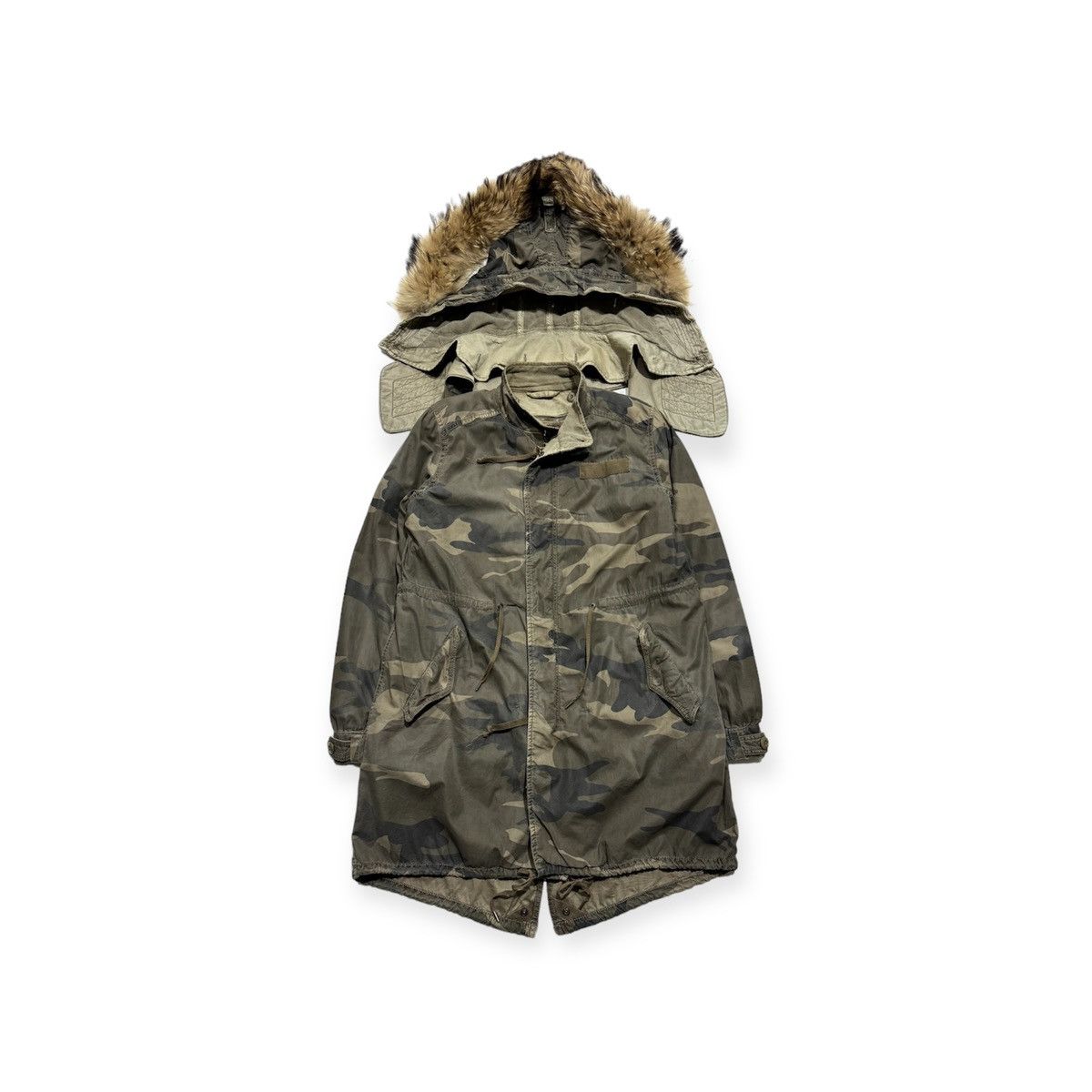 14th Addiction × If Six Was Nine × Le Grande Bleu (L.G.B.) Goa Racoon Fishtail Parka Size US S / EU 44-46 / 1 - 3 Thumbnail